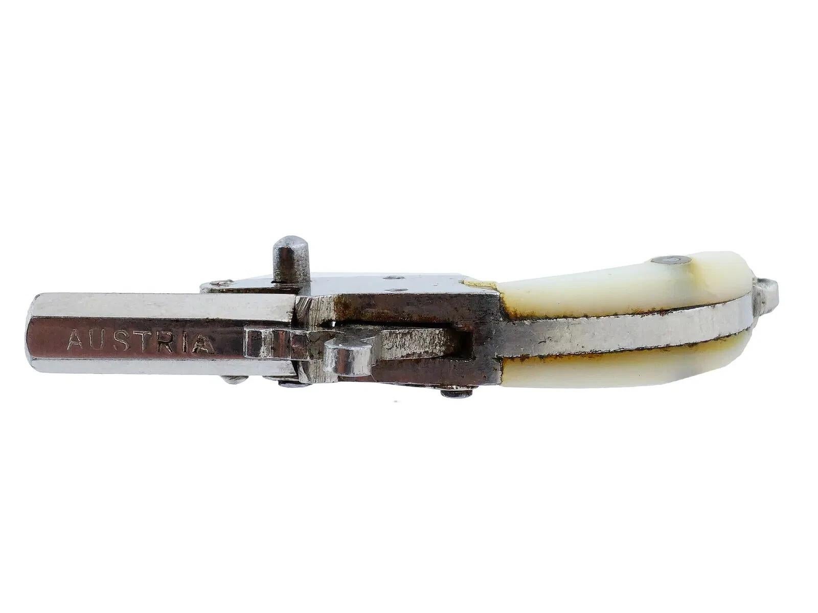 Taille ovale Miniature épingle en nacre autrichienne bibelot en vente