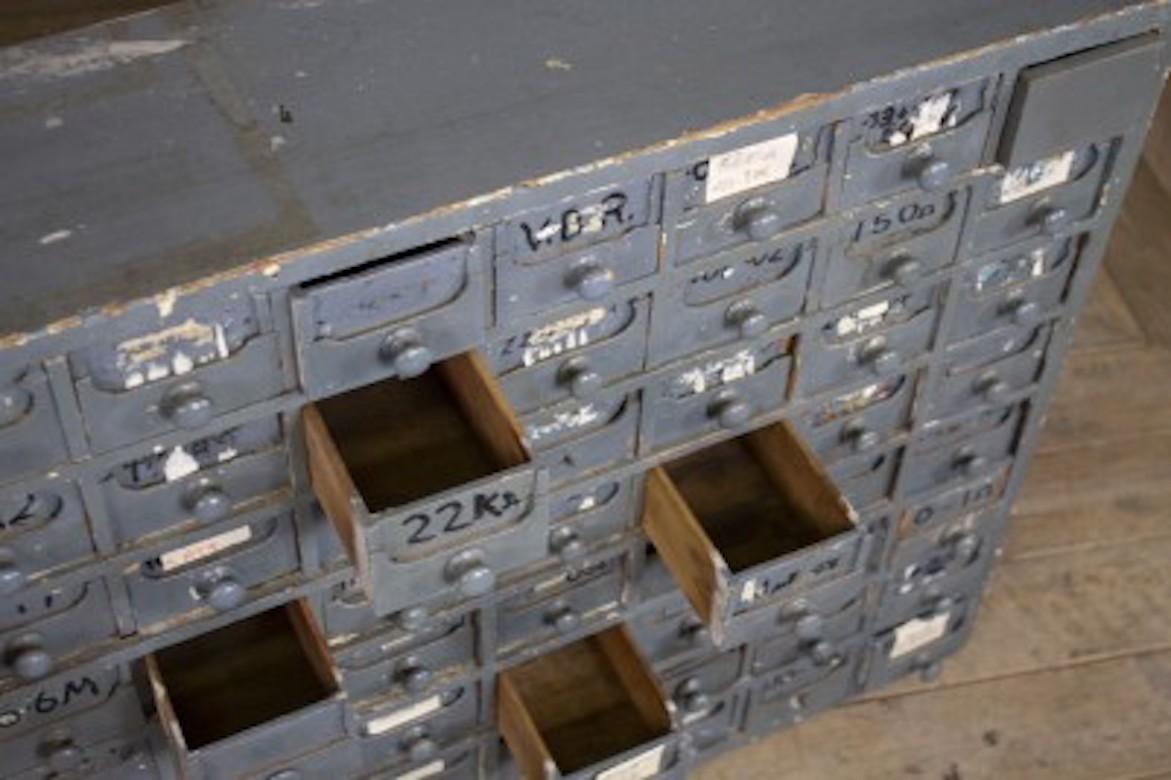 Miniature Bank of Drawers, 20th Century In Excellent Condition For Sale In London, GB