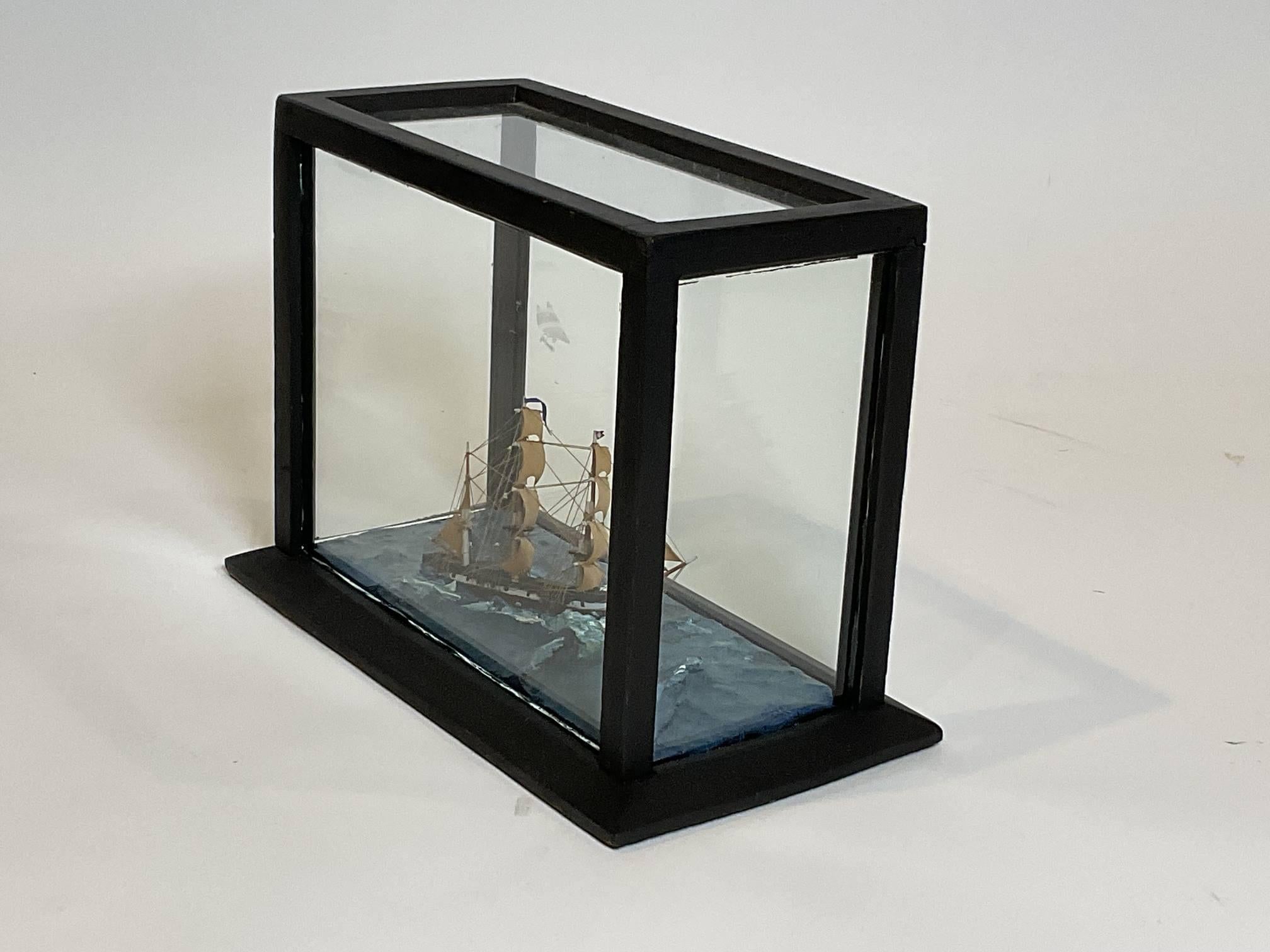 Legno Barca in miniatura di C.Brookings Wetherbee in vendita