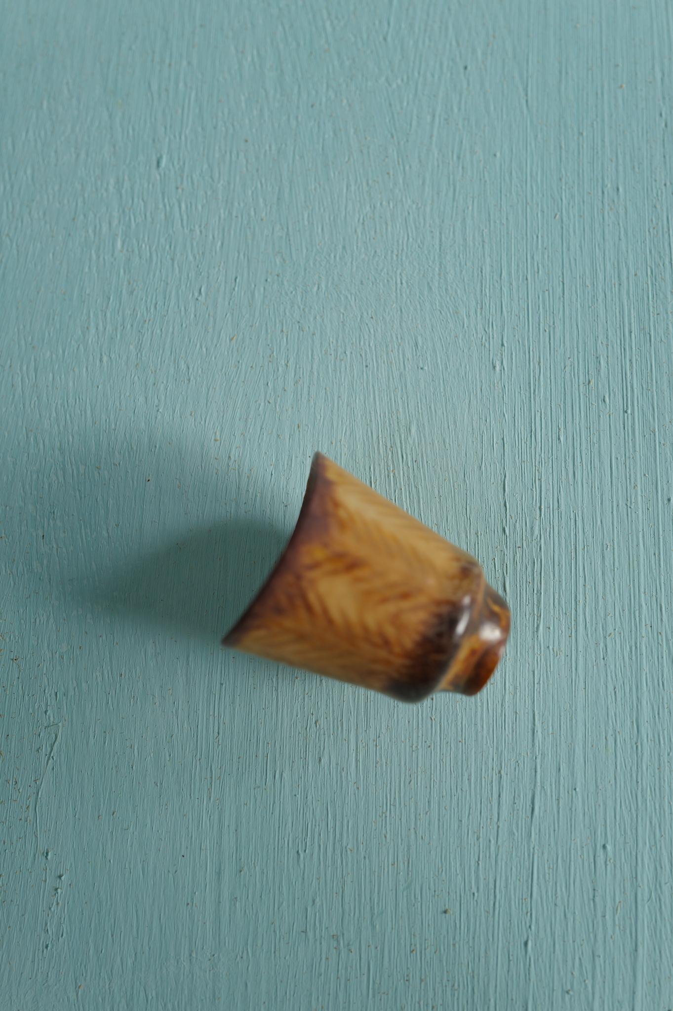 Mid-Century Modern Miniature beige ceramic vase by Carl-Harry Stålhane, Rörstrand, Sweden, 1950s en vente