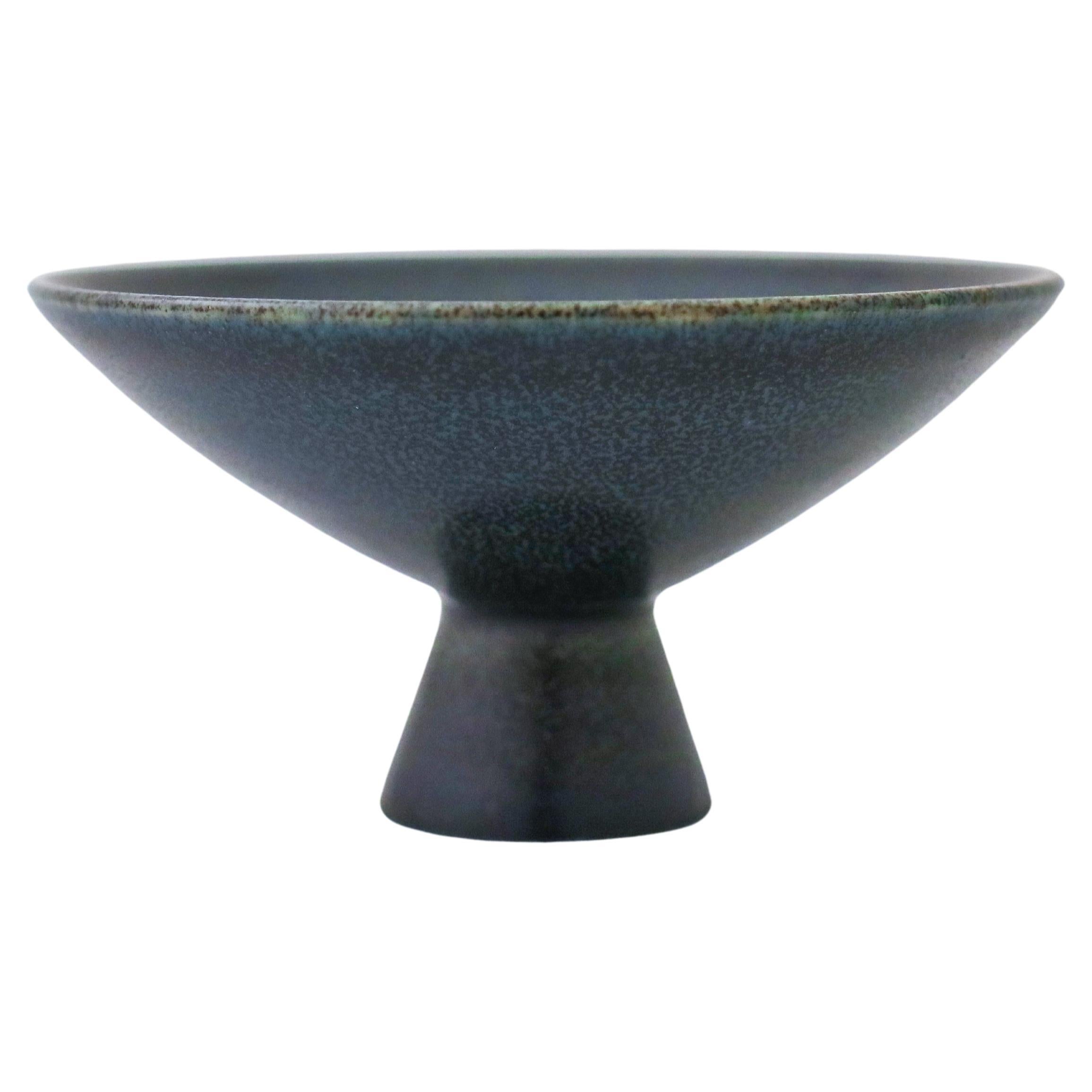 Miniature Blue Bowl - Gunnar Nylund - 1950-1960s - Mid 20th Century For Sale