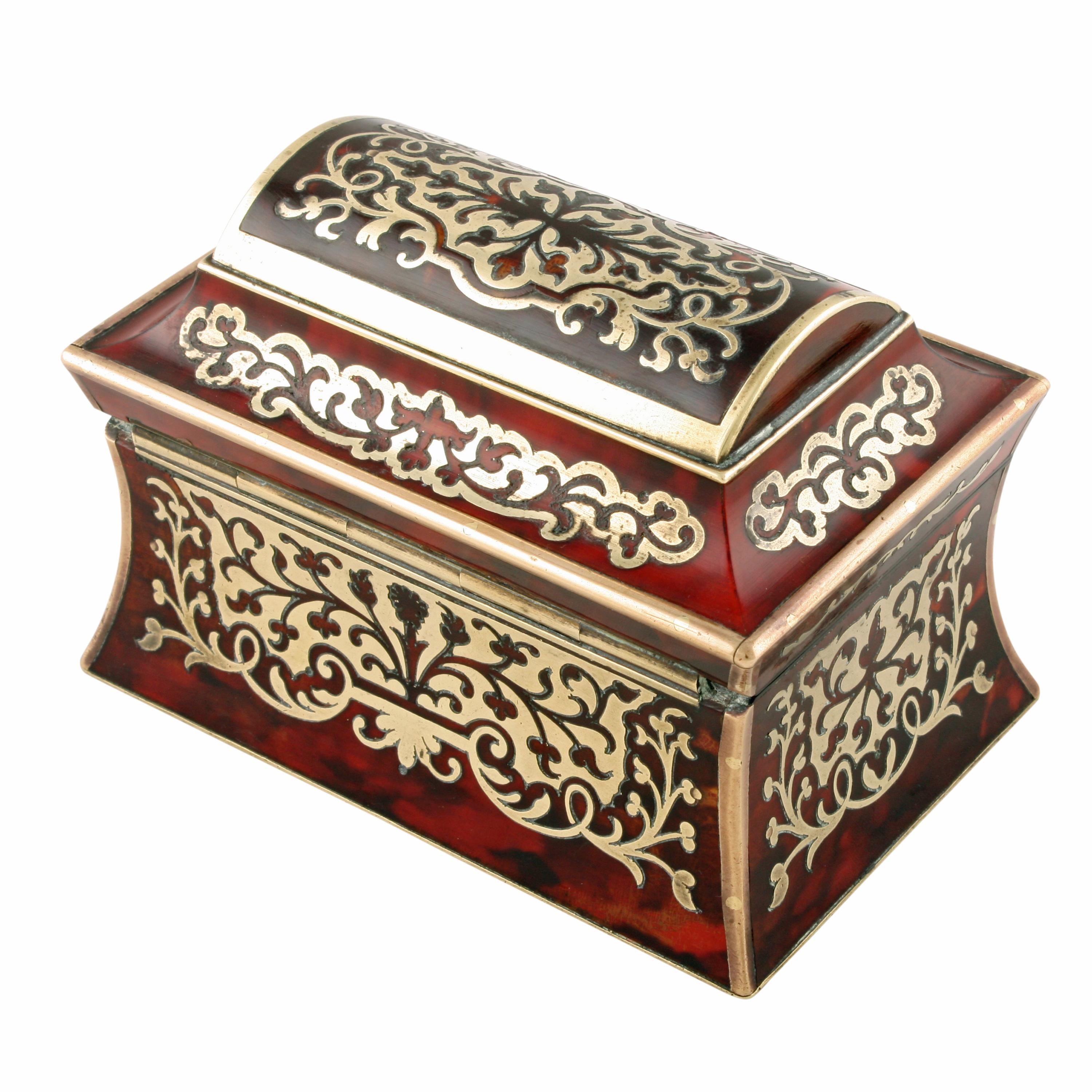 Miniature Boulle Work Caddy For Sale 2