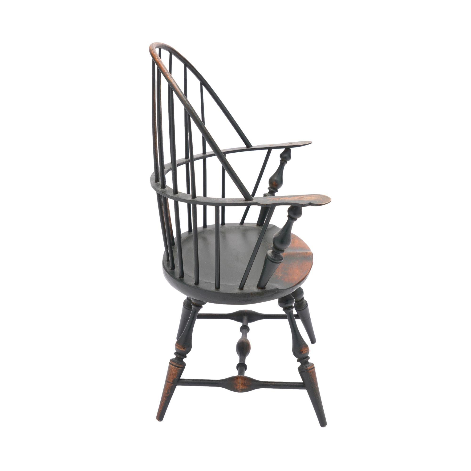 Miniature bow back Windsor armchair by the Riverbend Chair Co. For Sale 1