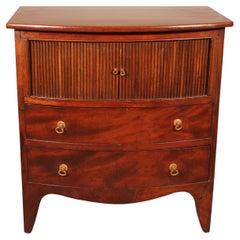Antique Miniature Bowfront Chest Of Drawers From The 19th Century