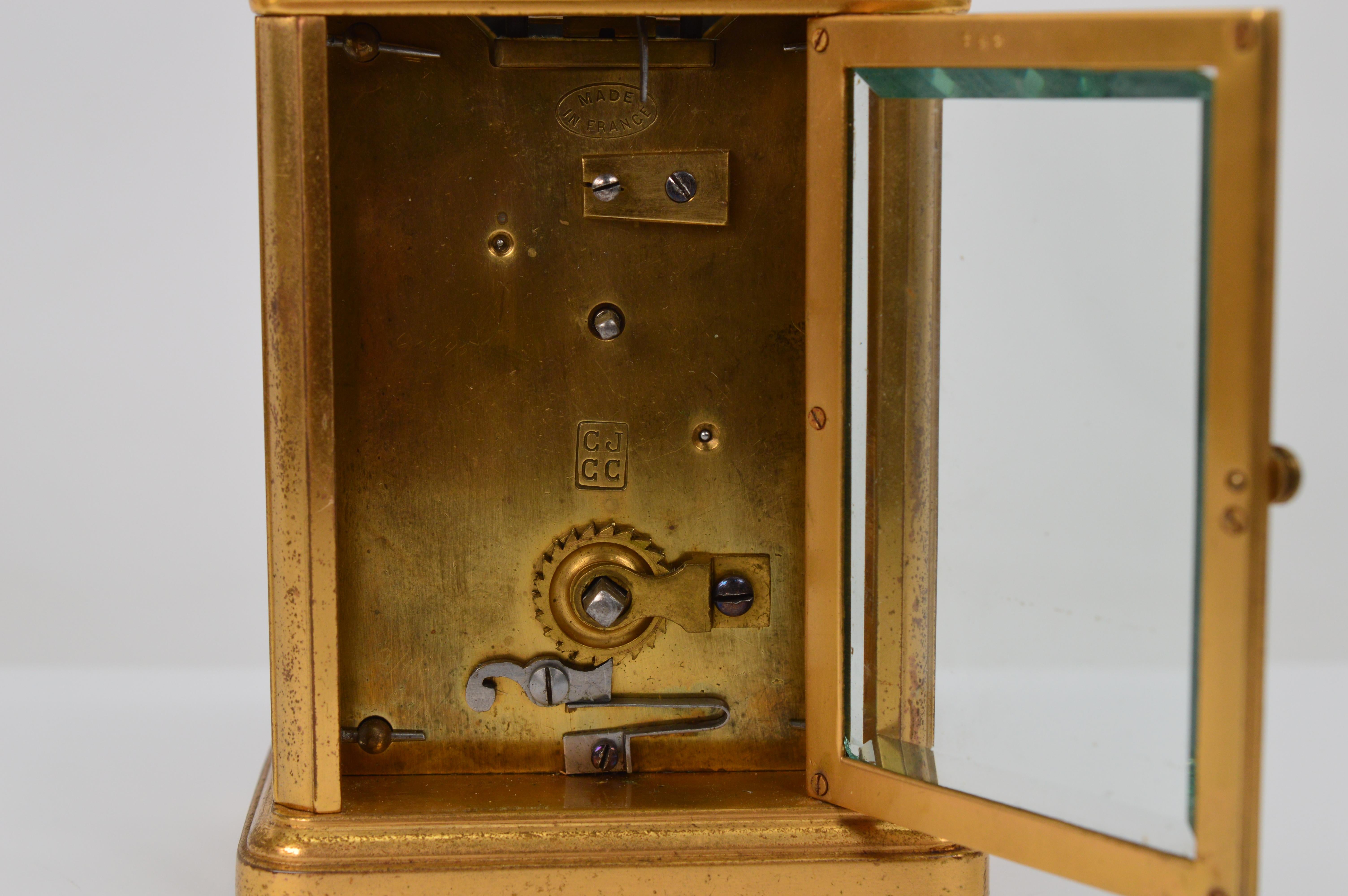 miniature brass clocks