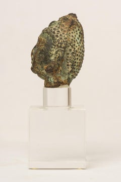 Miniature Bronze Head Sculpture from Laos or Cambogia