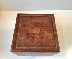 Miniature Butcher Block in Teak, Trip Trap, Denmark, 1990s