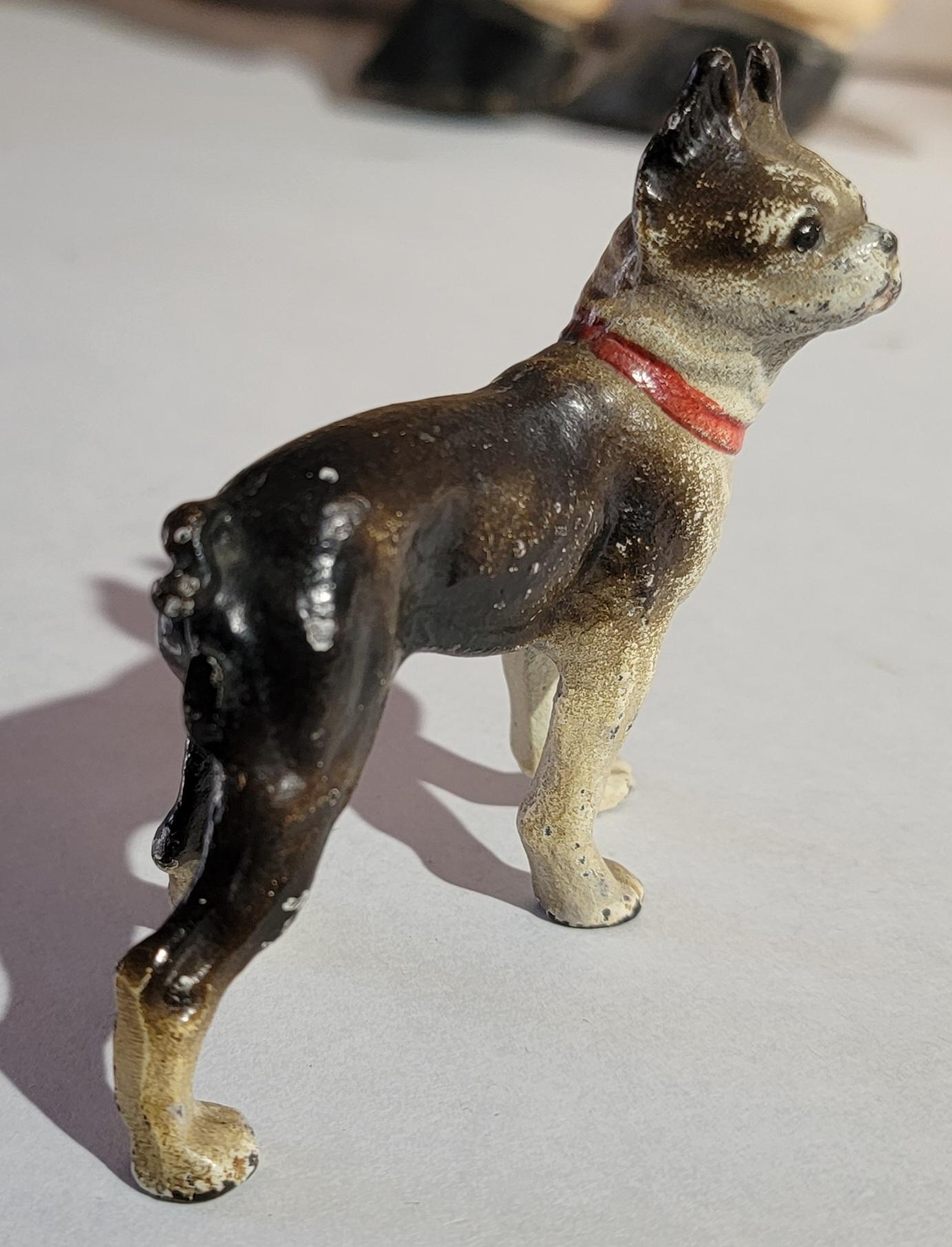 Miniature Cast Iron Boston Terrier For Sale 1