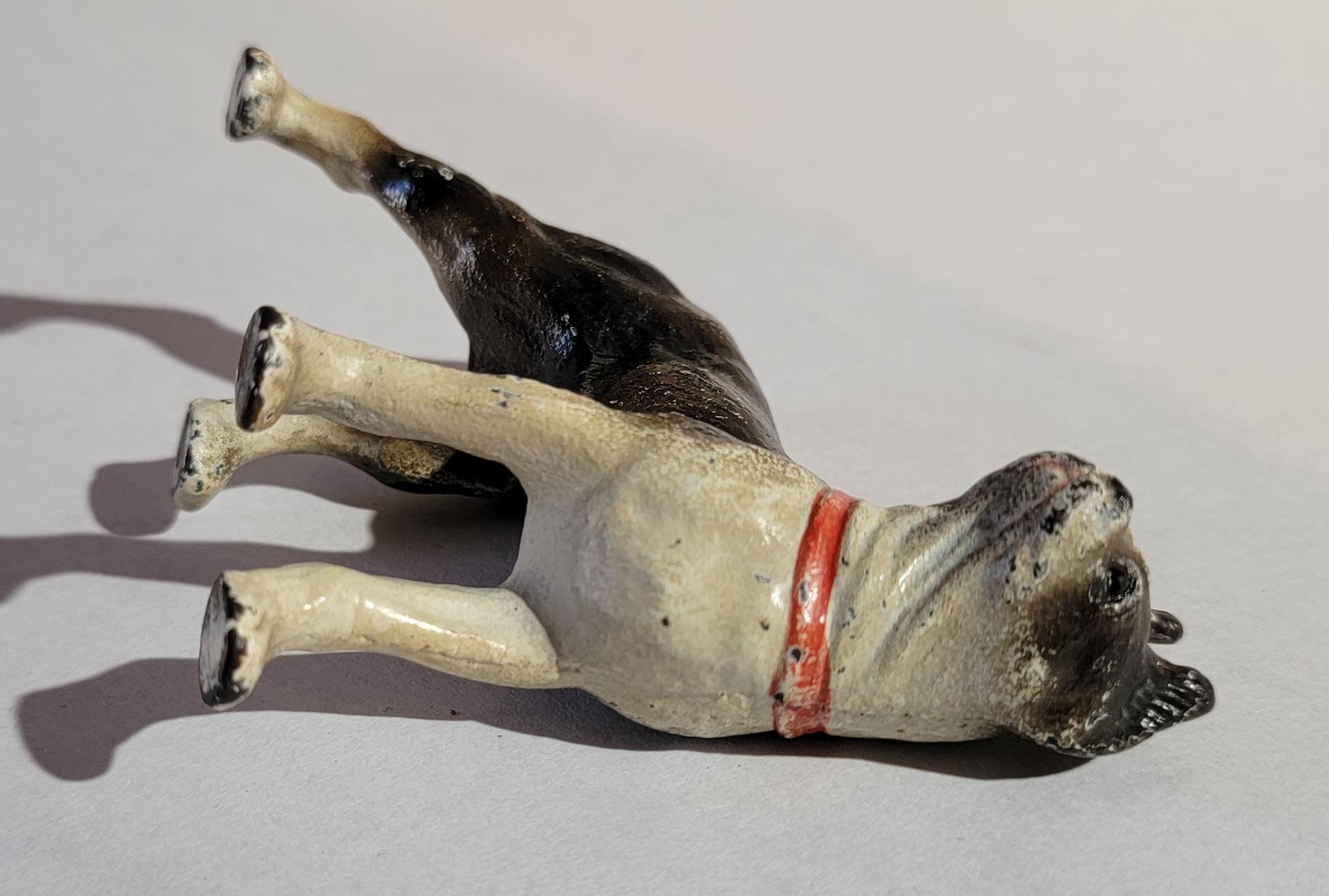 Miniature Gusseisen Boston Terrier (Eisen) im Angebot
