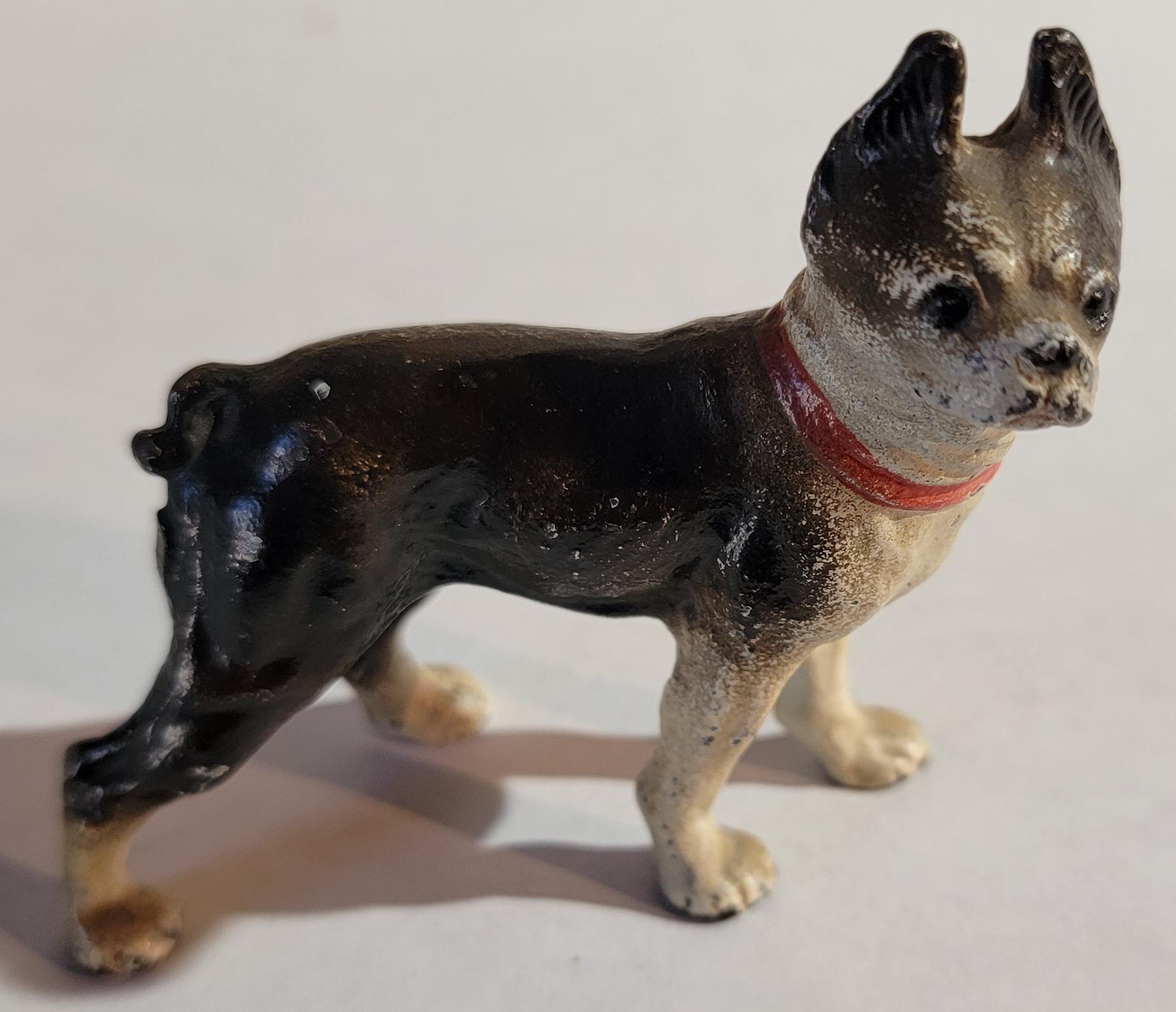 Miniature Cast Iron Boston Terrier