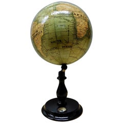 Antique Miniature Celestial Table Globe with Compass