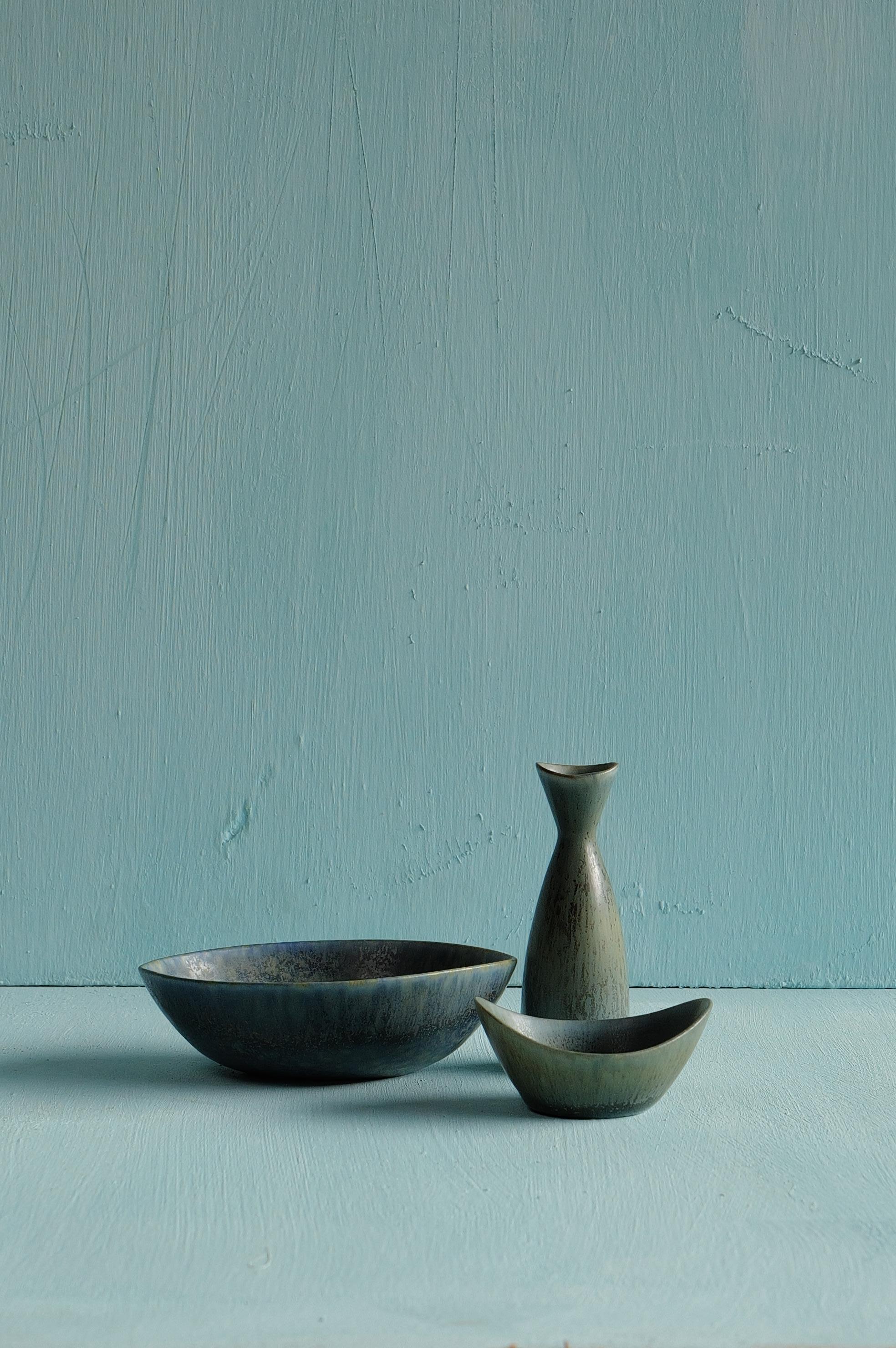 Miniature ceramic bowl by Carl-Harry Stålhane, Rörstrand, Sweden, 1950s Bon état - En vente à Antwerpen, BE