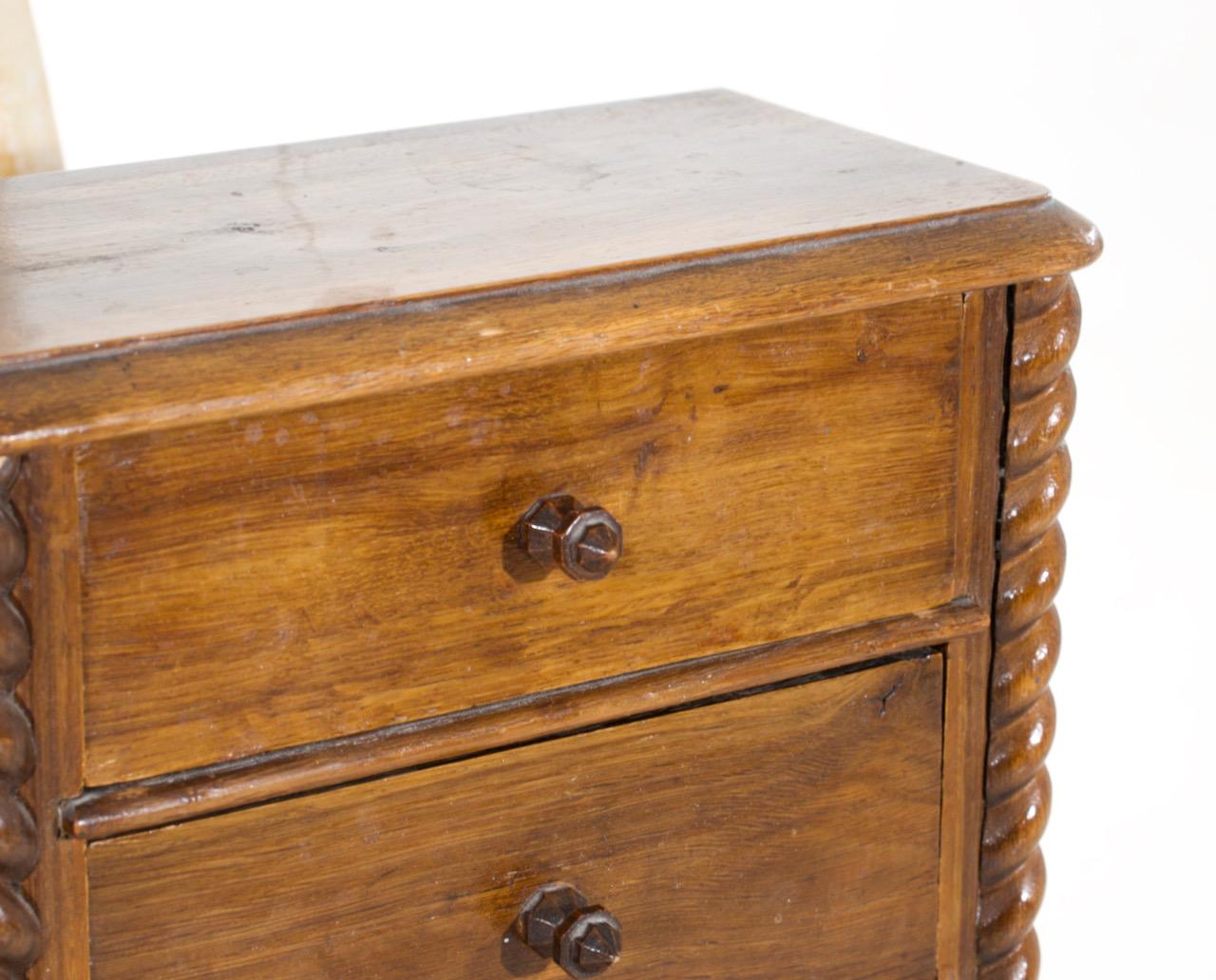 Miniature Chest, circa 1850 In Good Condition For Sale In Aalsgaarde, DK
