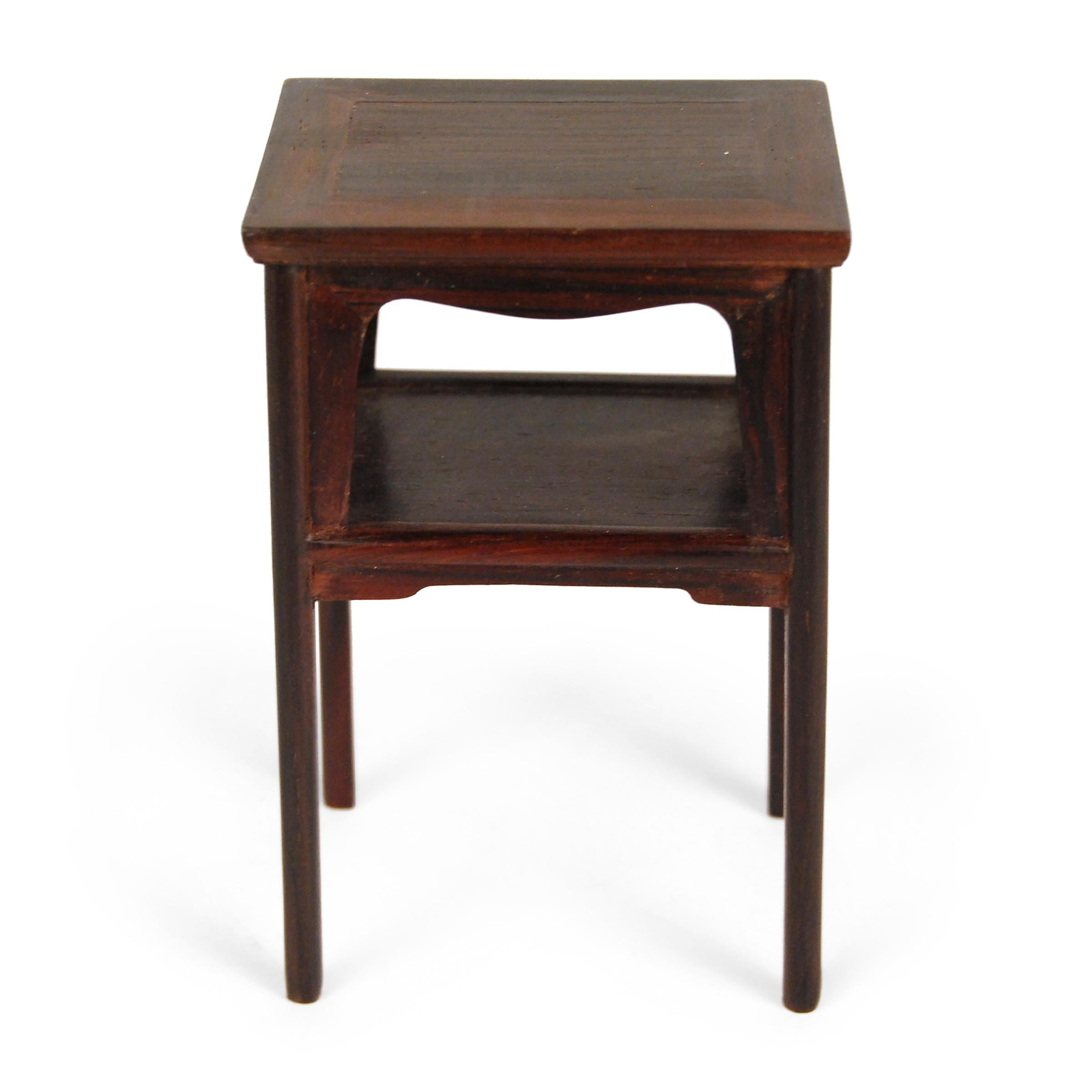 Contemporary Miniature Chinese Hardwood Furniture Set For Sale