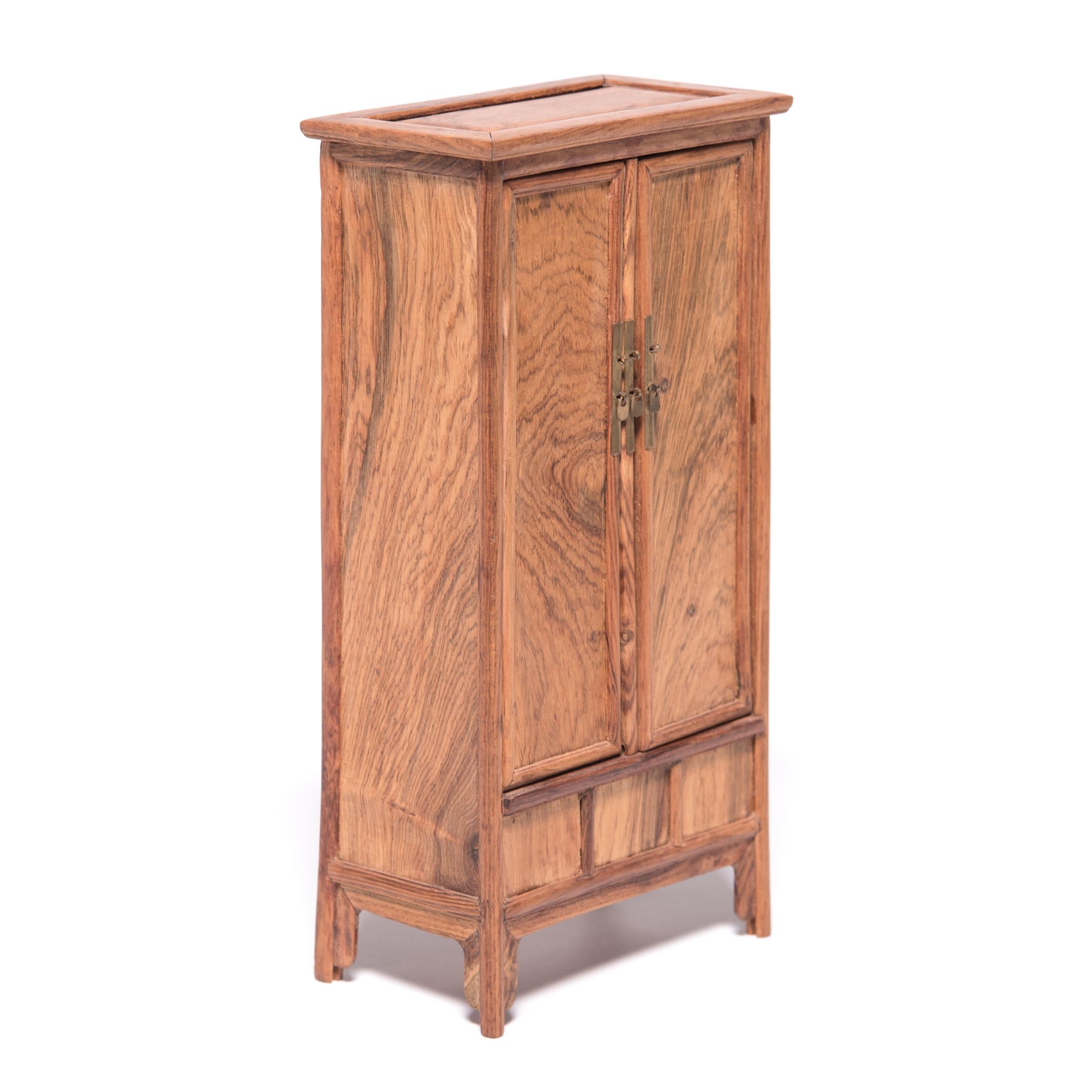 Contemporary Miniature Chinese Noodle Cabinet For Sale