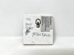 Miniature Contemporary Oil Painting on Panel by Stephen Kasun, Proud Egret