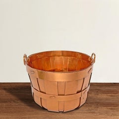 Miniature Copper Apple Basket