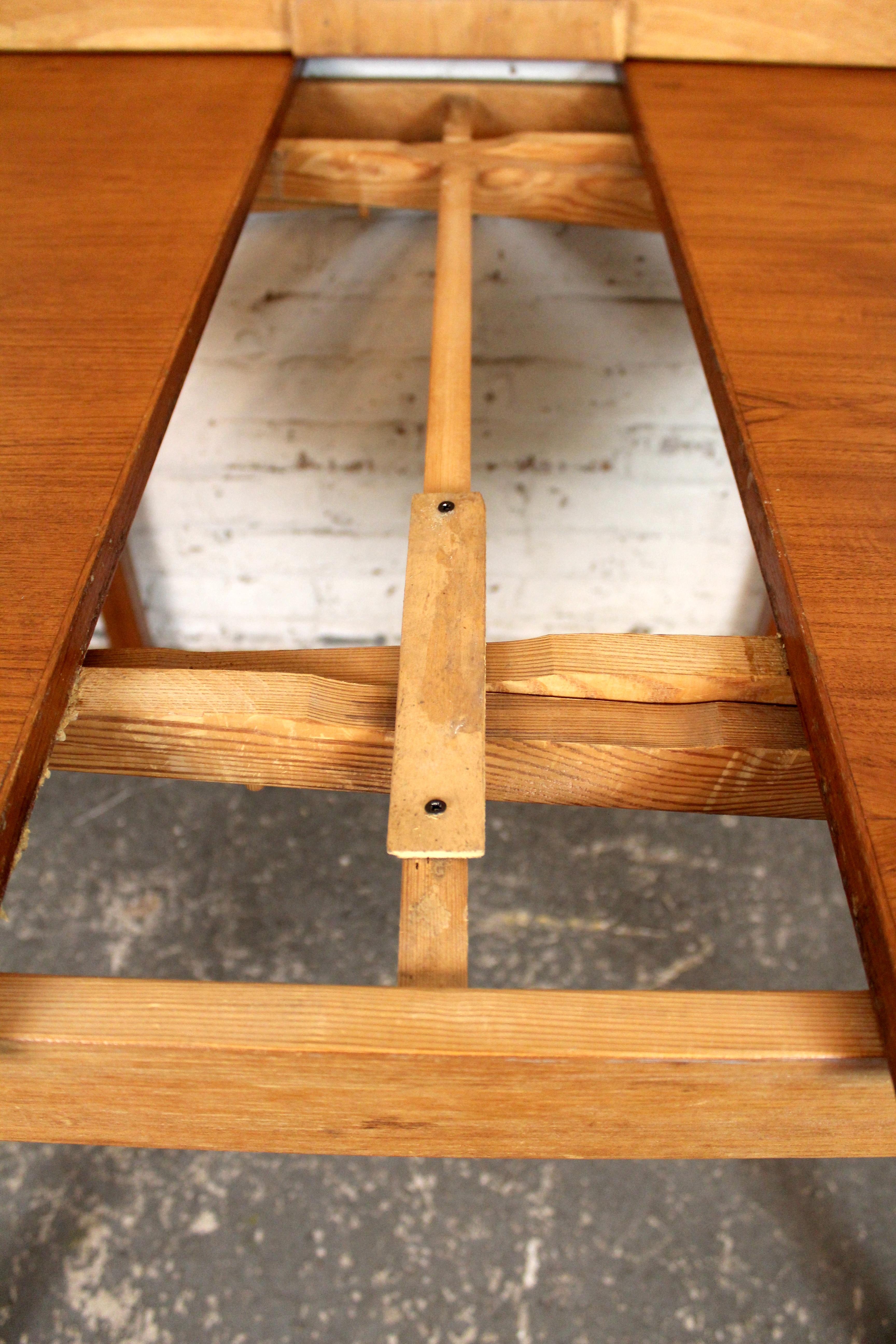 Miniature Danish Teak Draw-Leaf Table For Sale 4