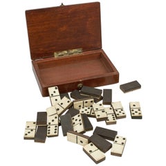 Vintage Miniature Domino Set