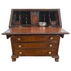 Antique Miniature Drop-Front Secretary Desk, Early 19th Century