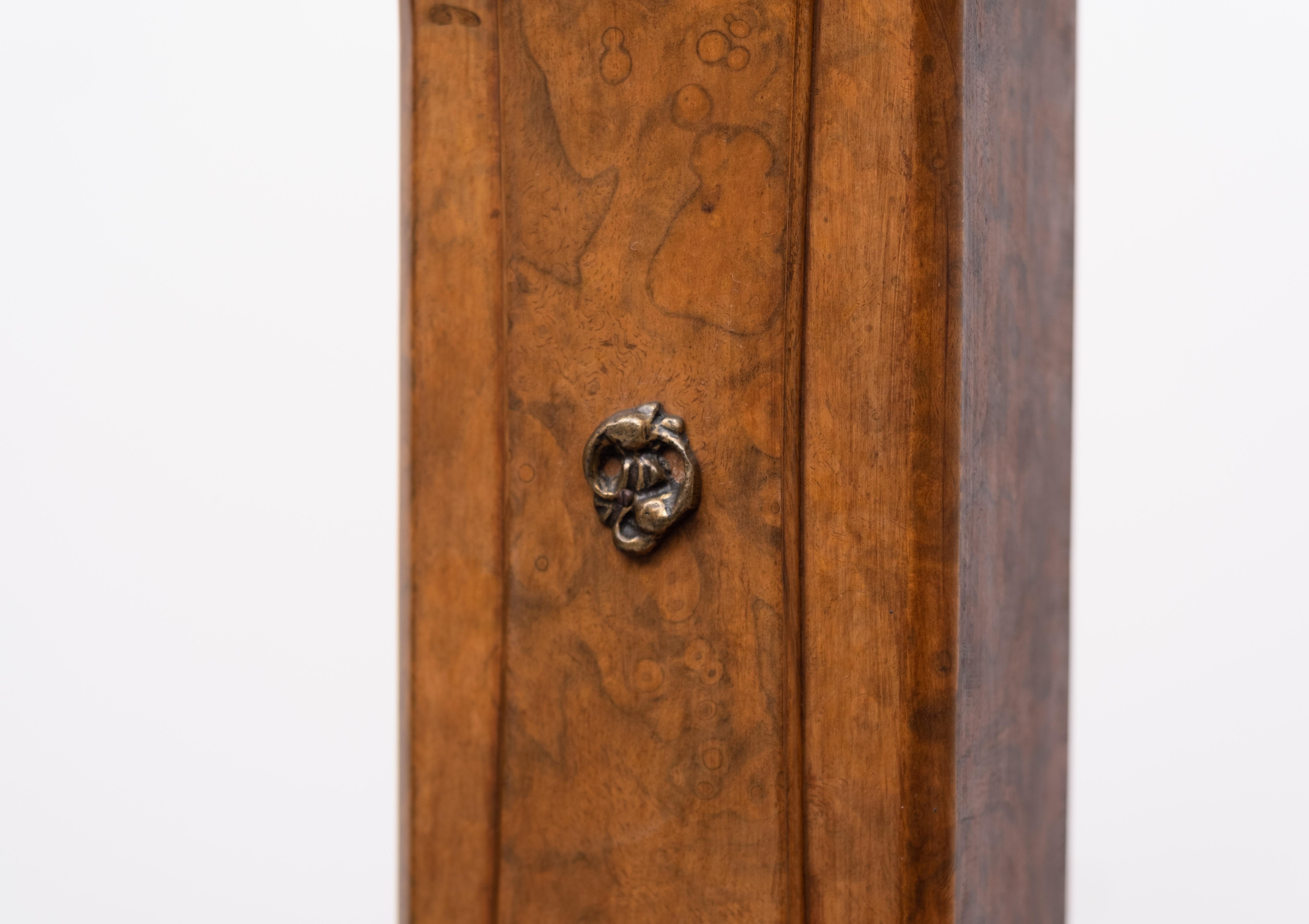 Miniature Dutch Walnut Long Case Clock For Sale 1