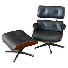 Used Miniature Eames Lounge Chair & Ottoman by Vitra