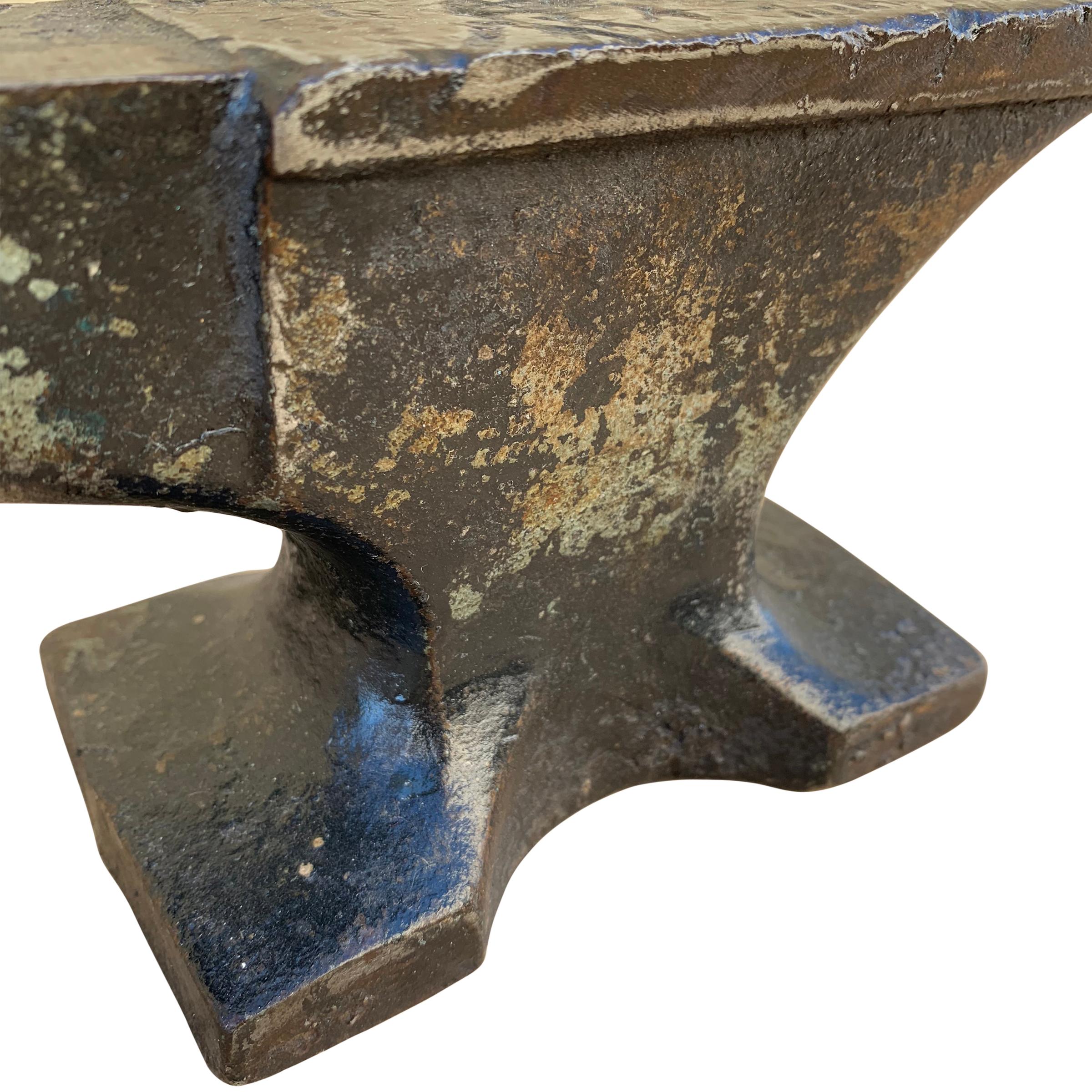 Industrial Miniature Early 20th Century American Iron Anvil