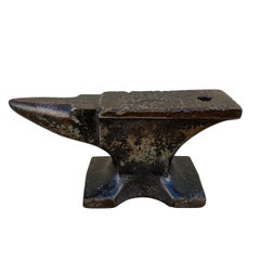 Antique Miniature Early 20th Century American Iron Anvil