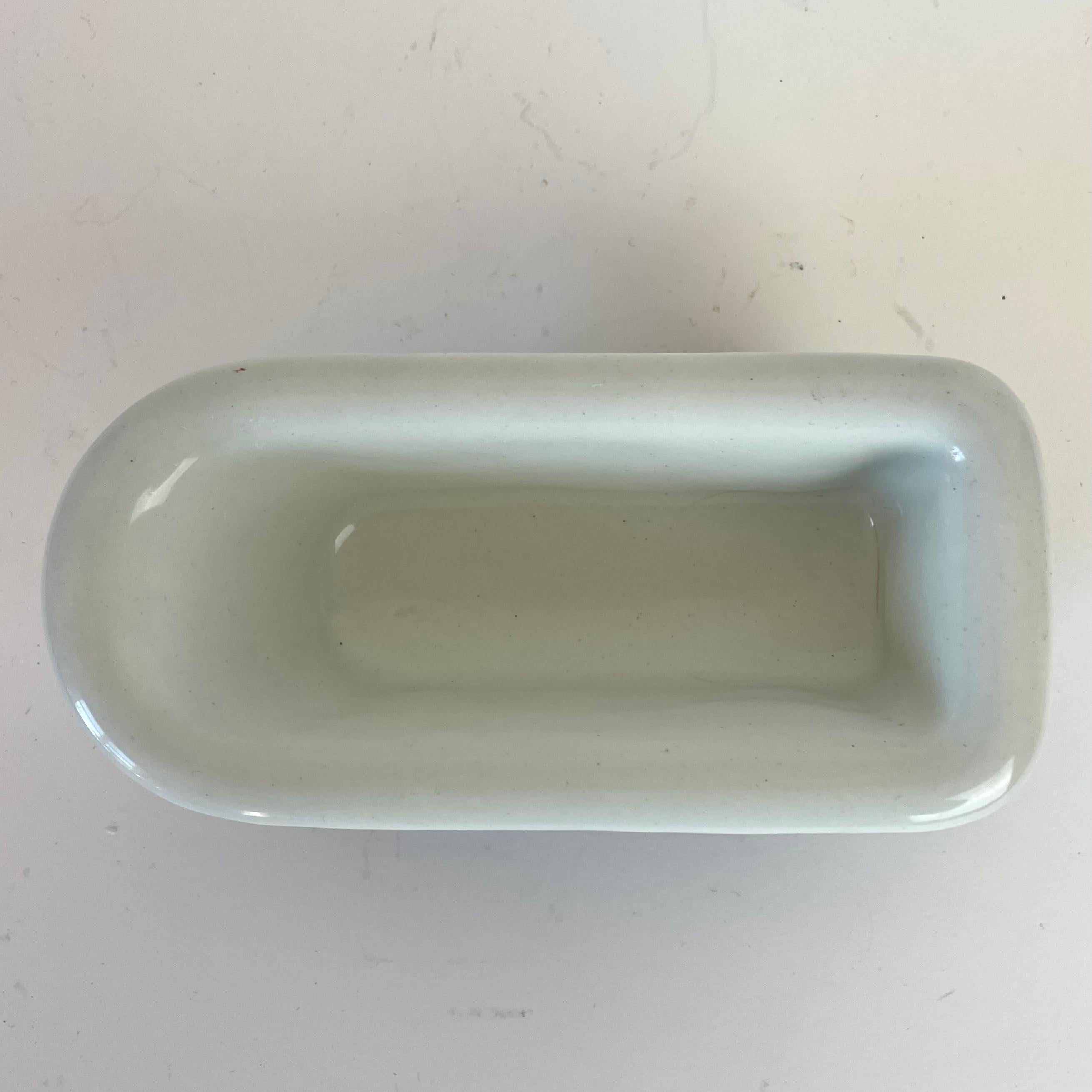 Miniature Enamel Bathtub Pipe Stand – A.B. Norrahammars Bruk, Sweden 2
