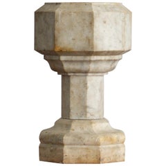 Fontaine miniature en marbre anglais:: vers 1860
