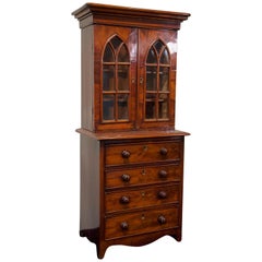 Miniature Example Mahogany Bureau Bookcase