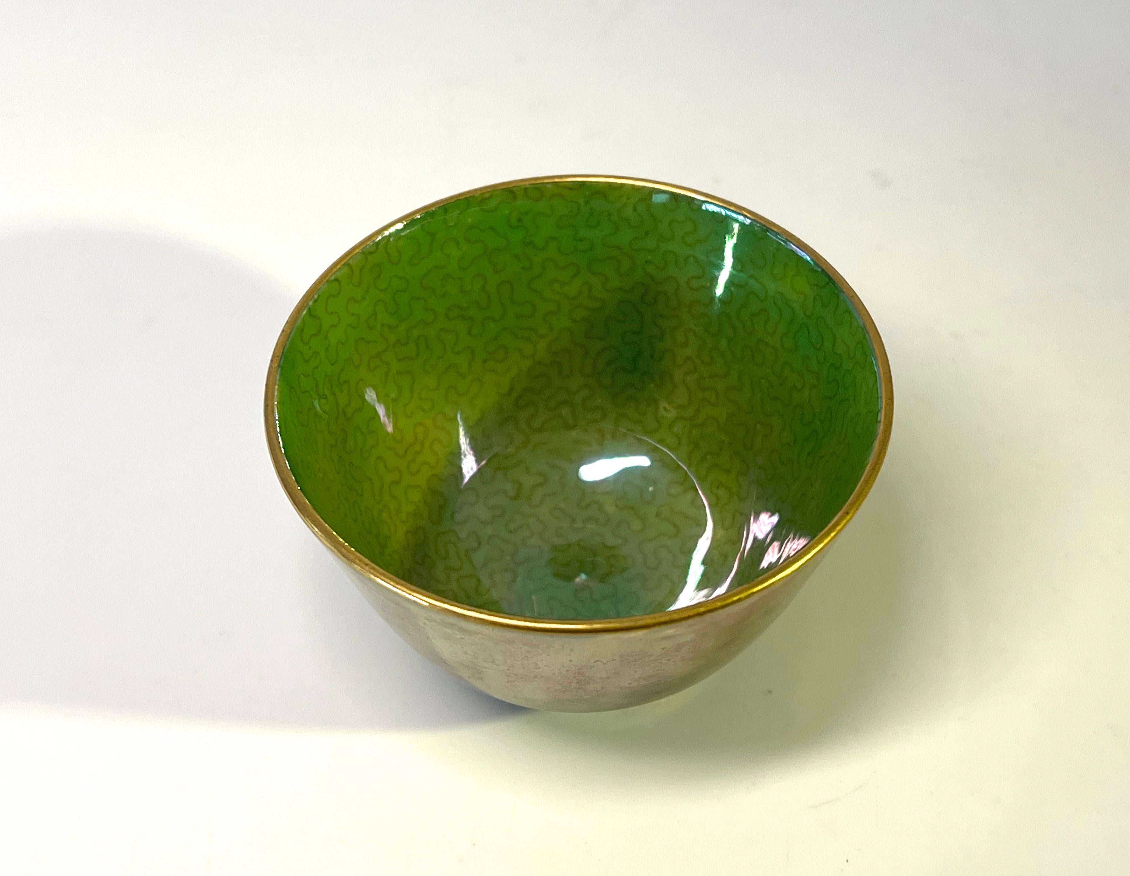 Glazed Miniature Ordinary Lustre Tea Bowl by Daisy Makeig-Jones for Wedgwood C1920