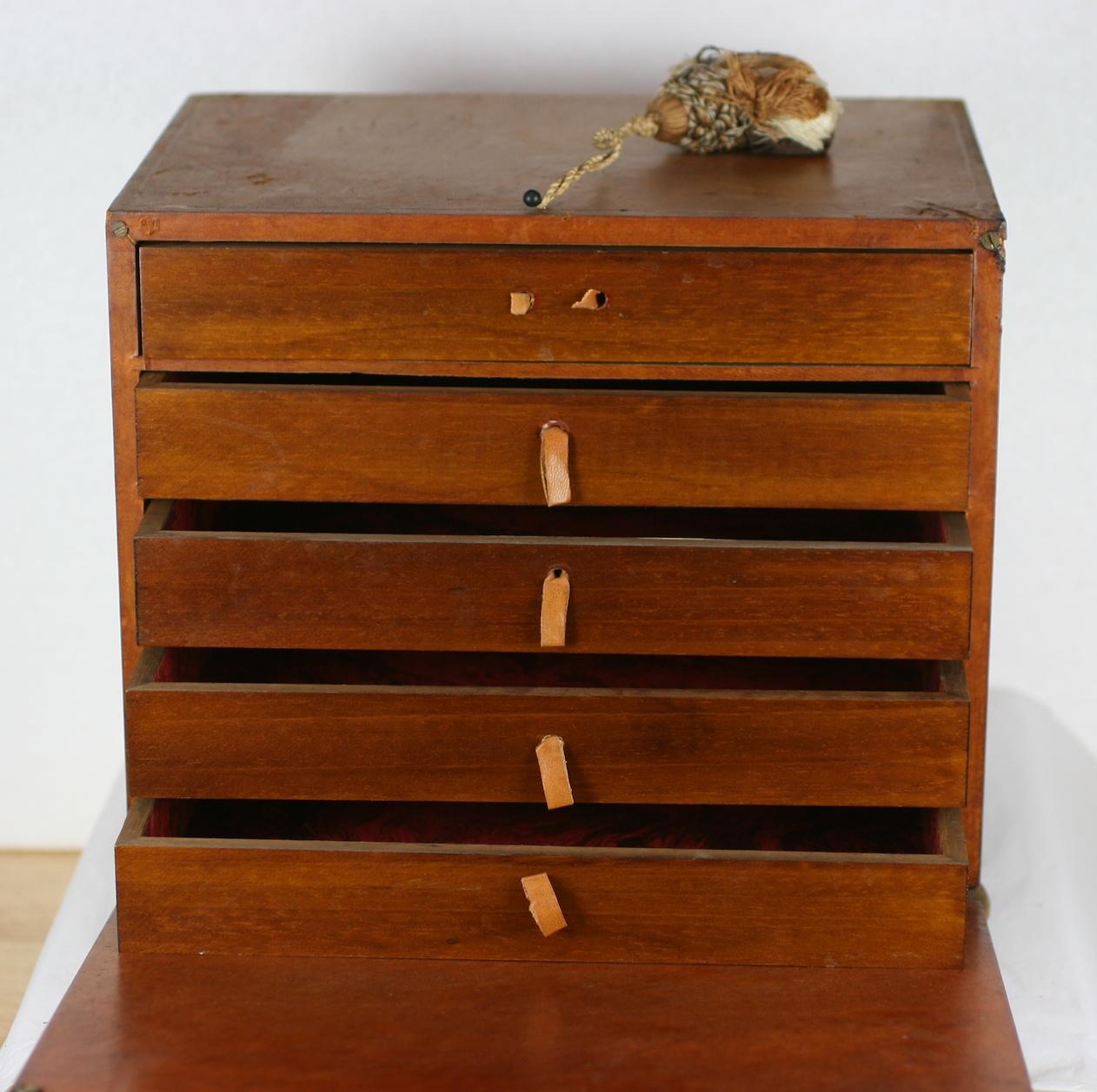 Italian Miniature Faux Library Drawers