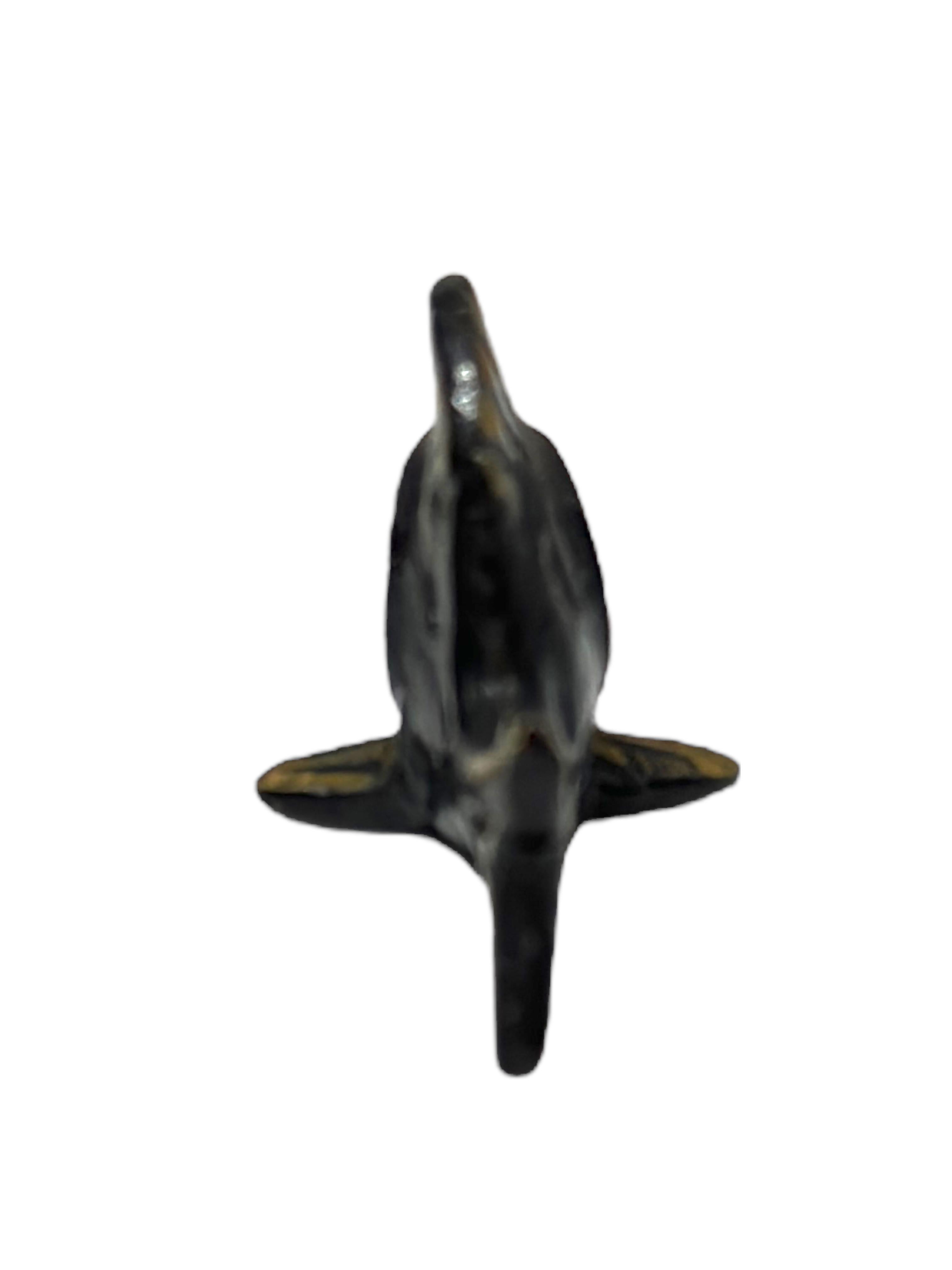Miniature Fish Figurine by Walter Bosse, circa 1950s In Good Condition For Sale In Nuernberg, DE