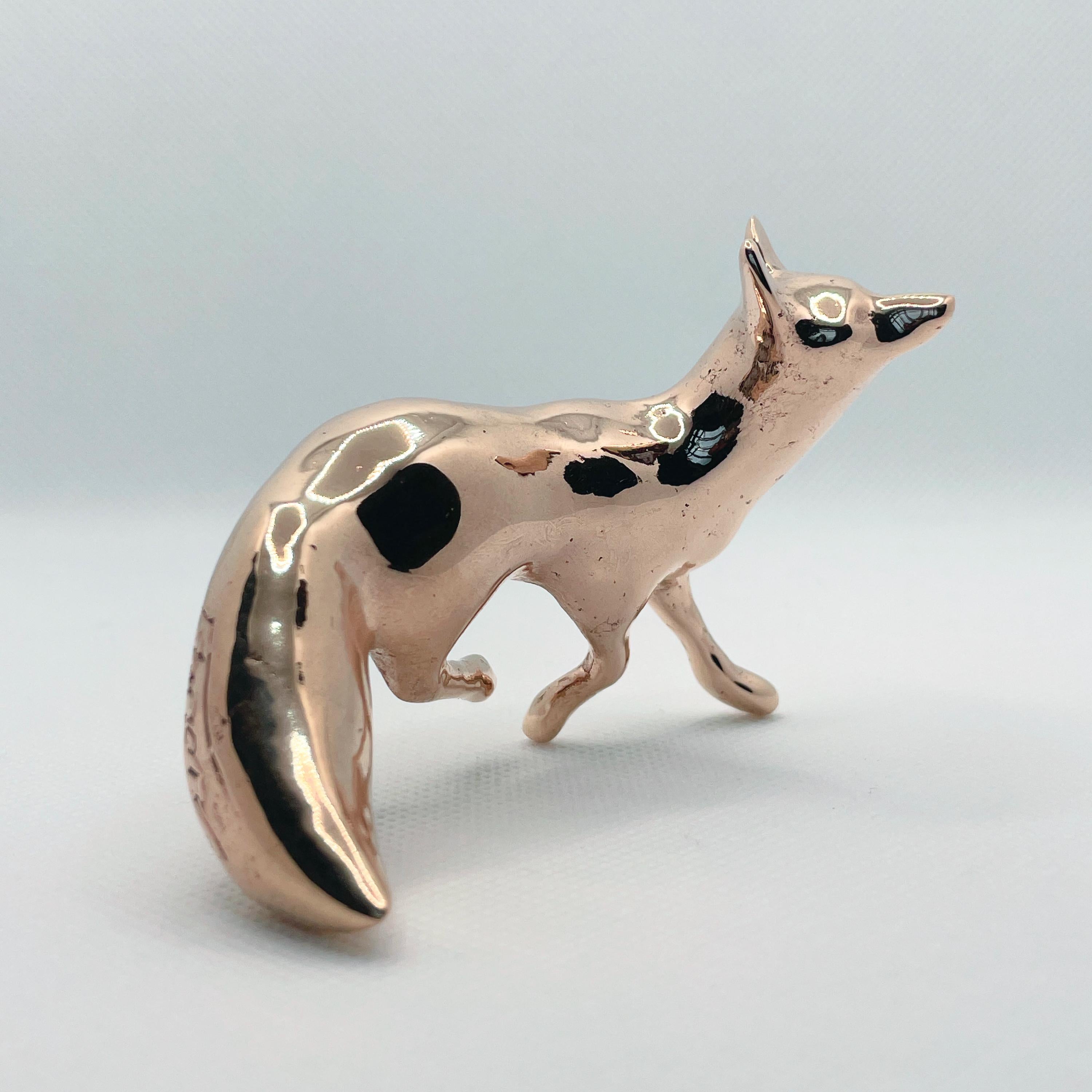Scultura animale in bronzo massiccio in miniatura di Javier de la Rosa in vendita 3