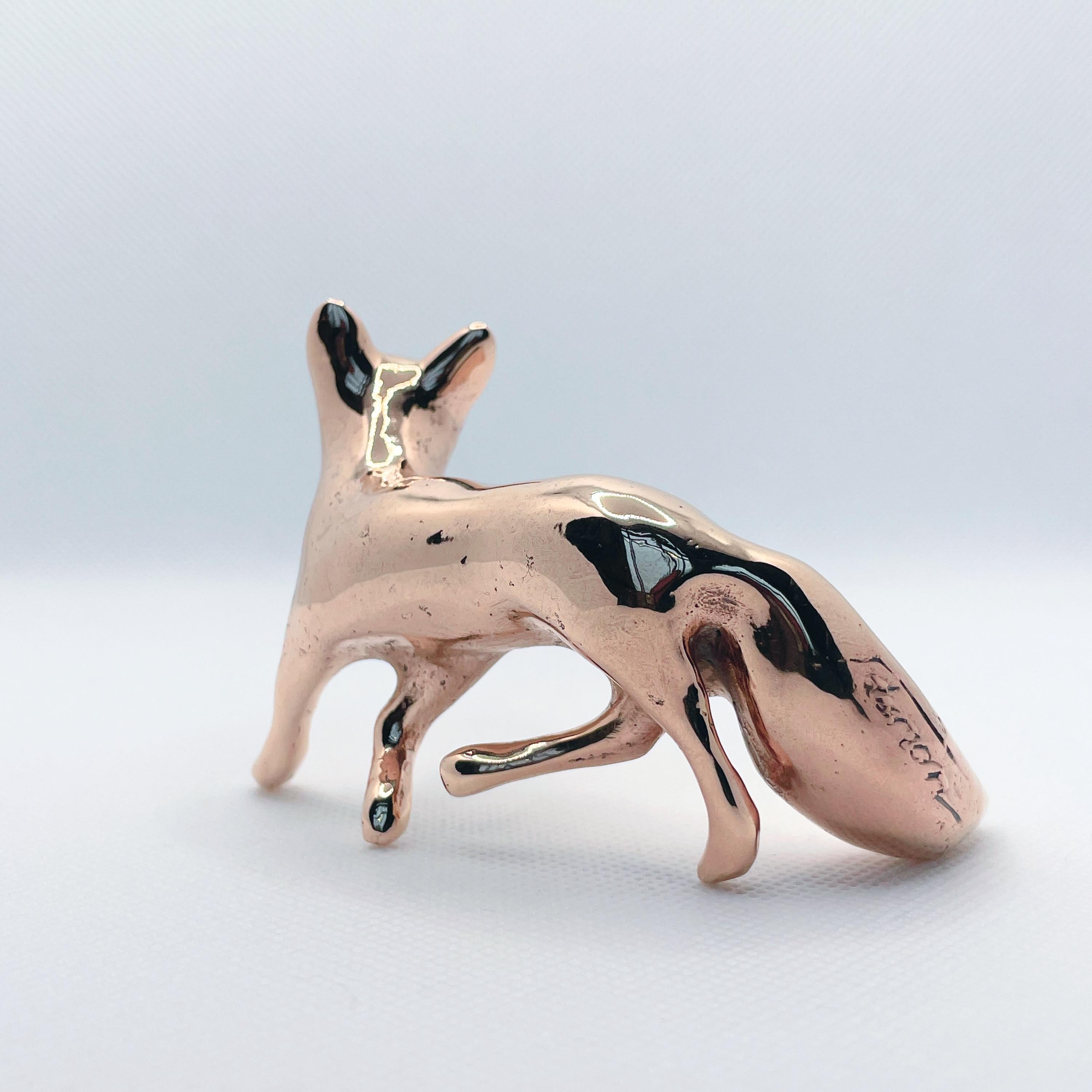Bronzo Scultura animale in bronzo massiccio in miniatura di Javier de la Rosa in vendita