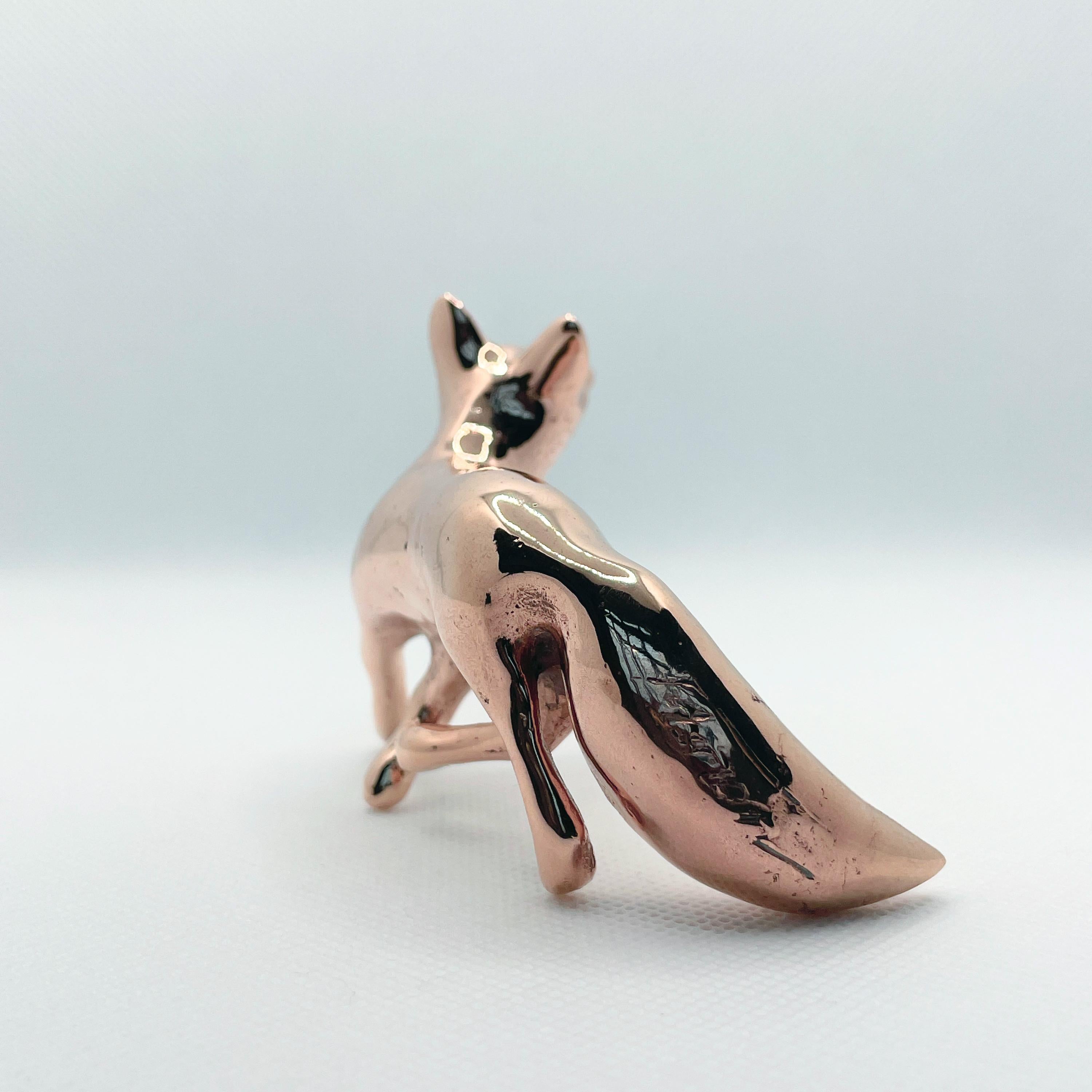 Scultura animale in bronzo massiccio in miniatura di Javier de la Rosa in vendita 1