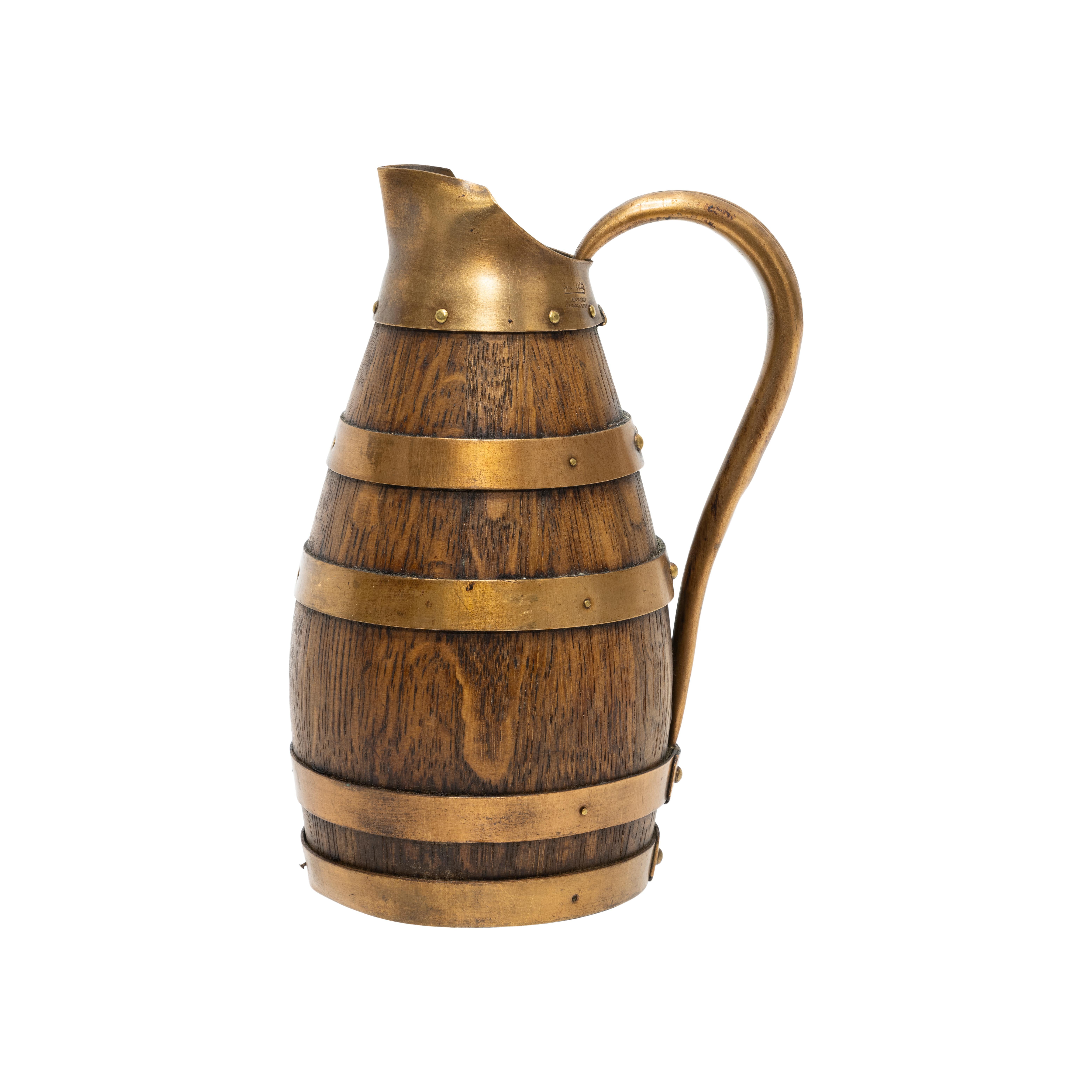 Miniature French Alascian Wine Pitcher In Good Condition For Sale In Coeur d'Alene, ID