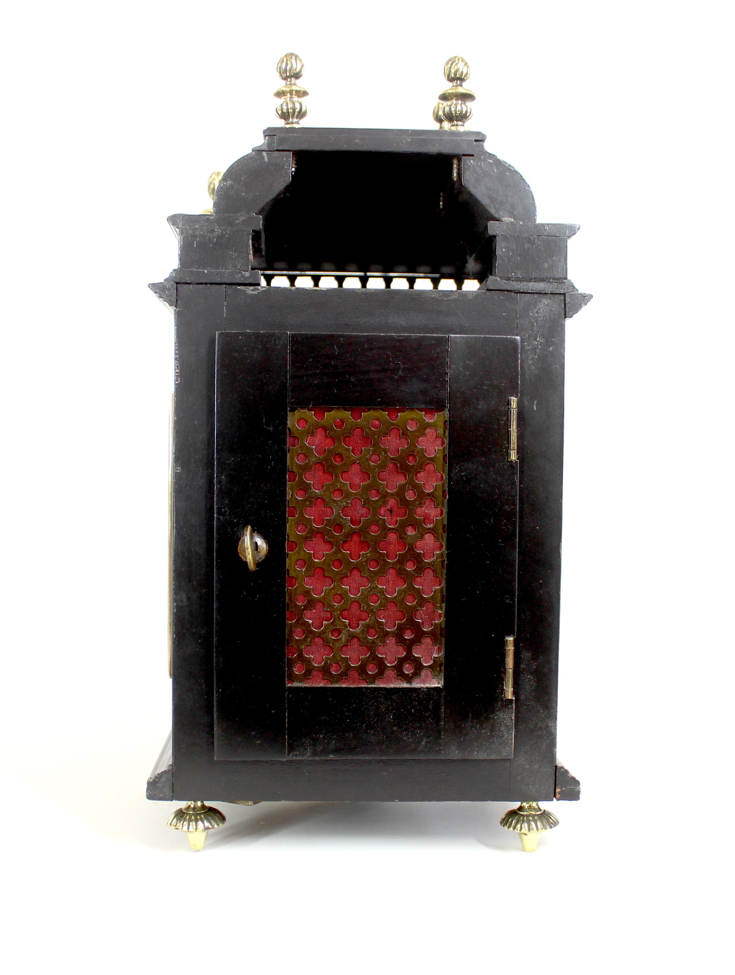 Miniature Französisch Intarsien Religieuse Uhr im Angebot 1