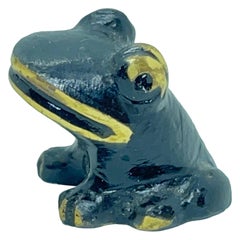 Miniature Frog Figurine by Walter Bosse, circa 1950s