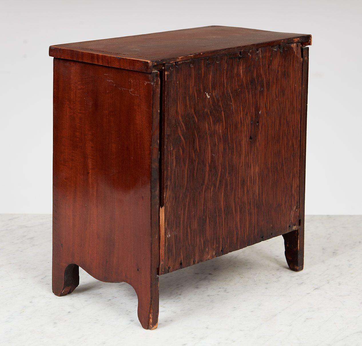Miniature Georgian Chest of Drawers For Sale 3