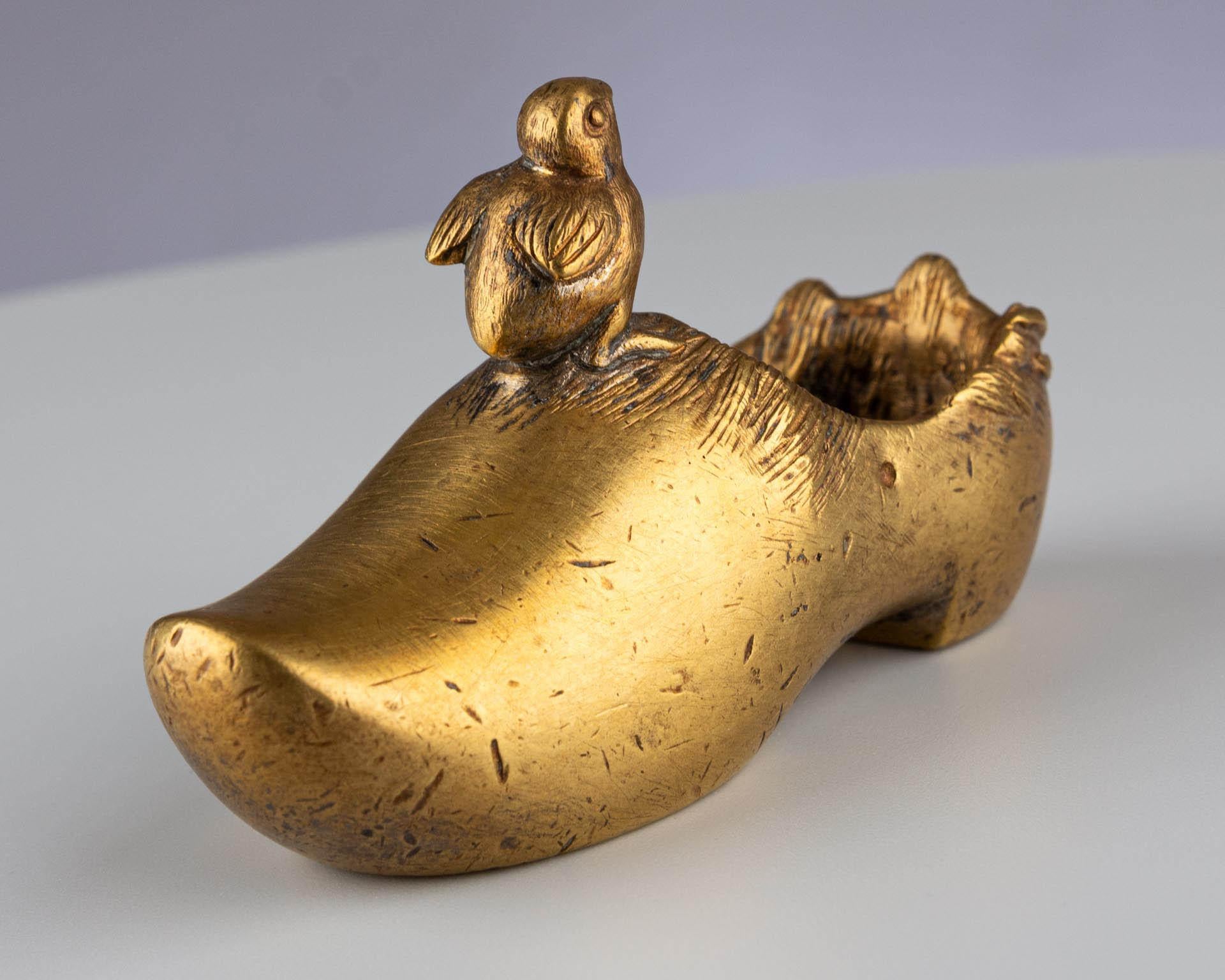Miniature Gilt Bronze Shoe, circa 1900 For Sale 9