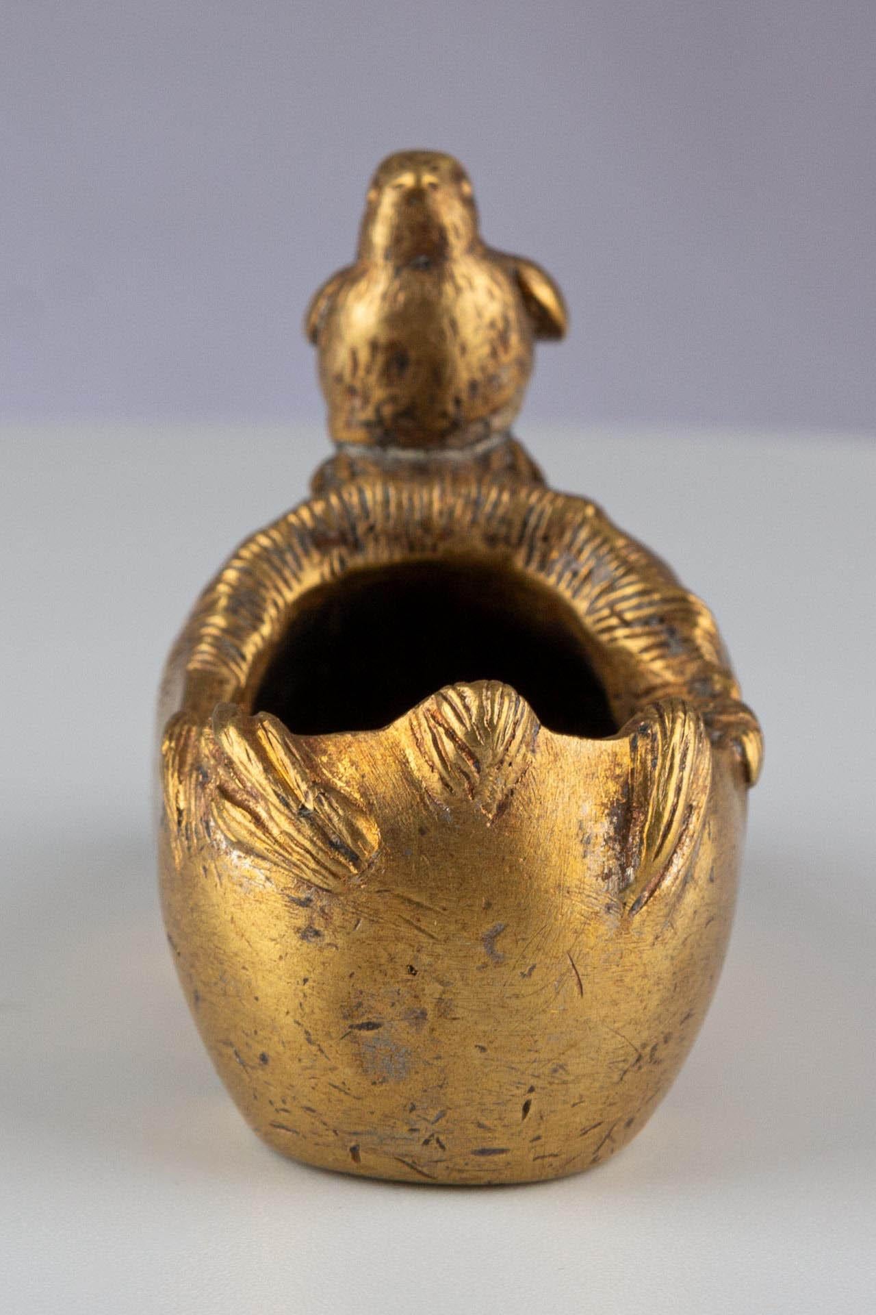Miniature Gilt Bronze Shoe, circa 1900 For Sale 11