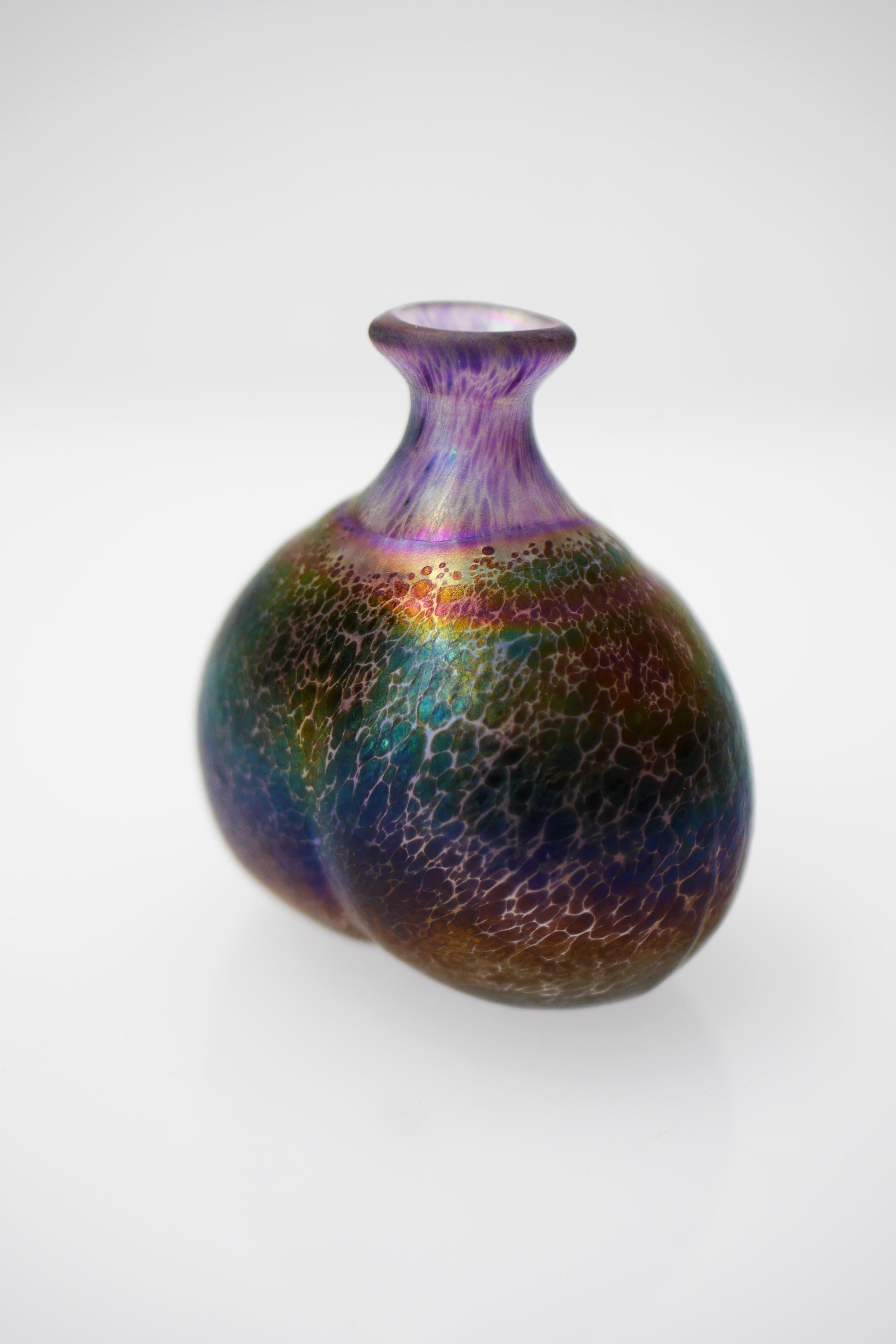 Art Glass Miniature Glass Art Vase from 