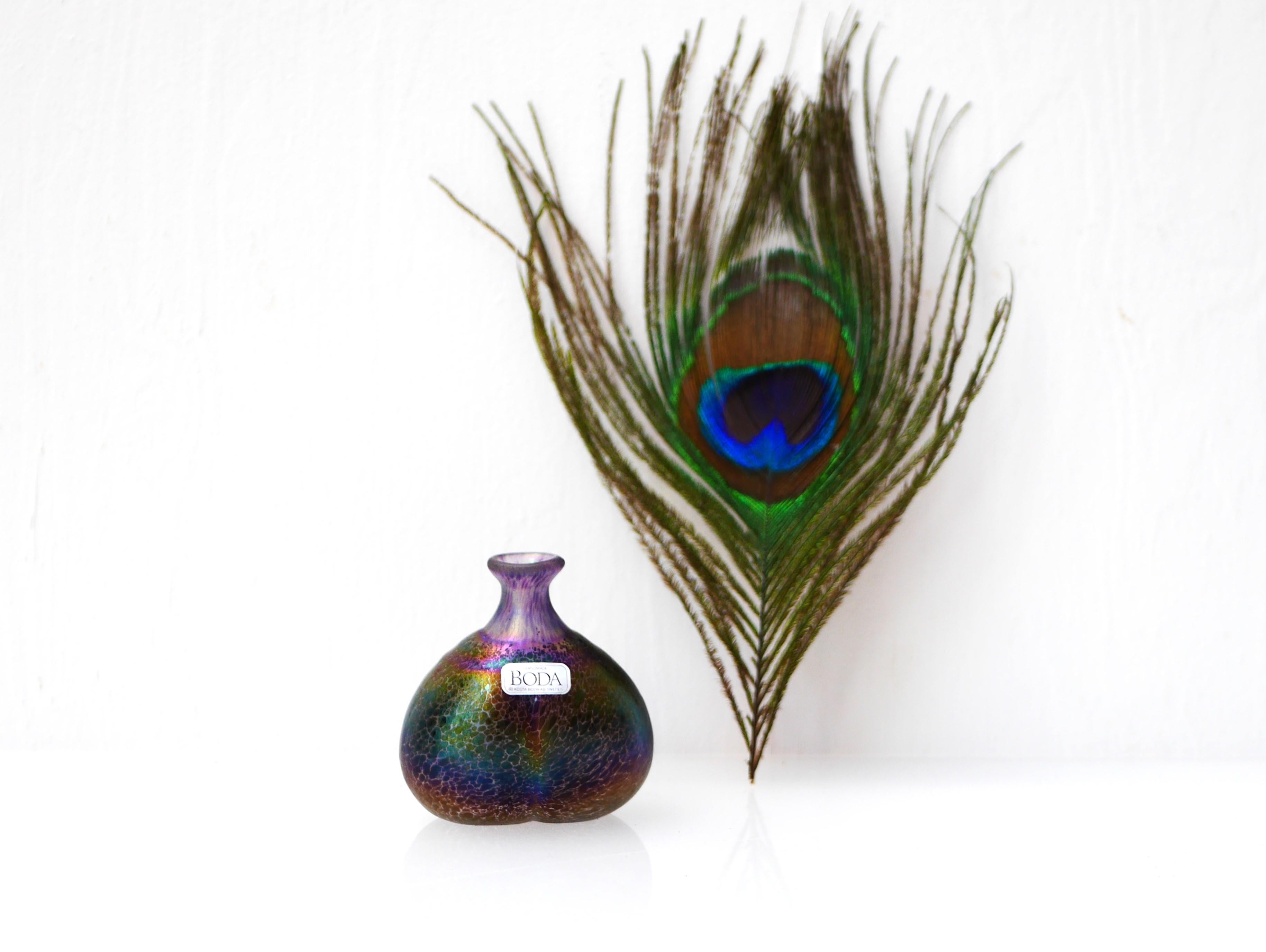 Miniature Glass Art Vase from 