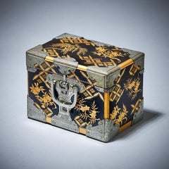 Miniature Hasamibako Travelling Chest Edo Period Late 18th Early 19th Century