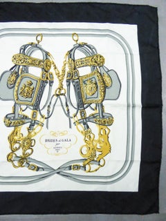 Miniature Hermès Scarf "Brides de Gala" By Hugo Grygkar Circa 2000