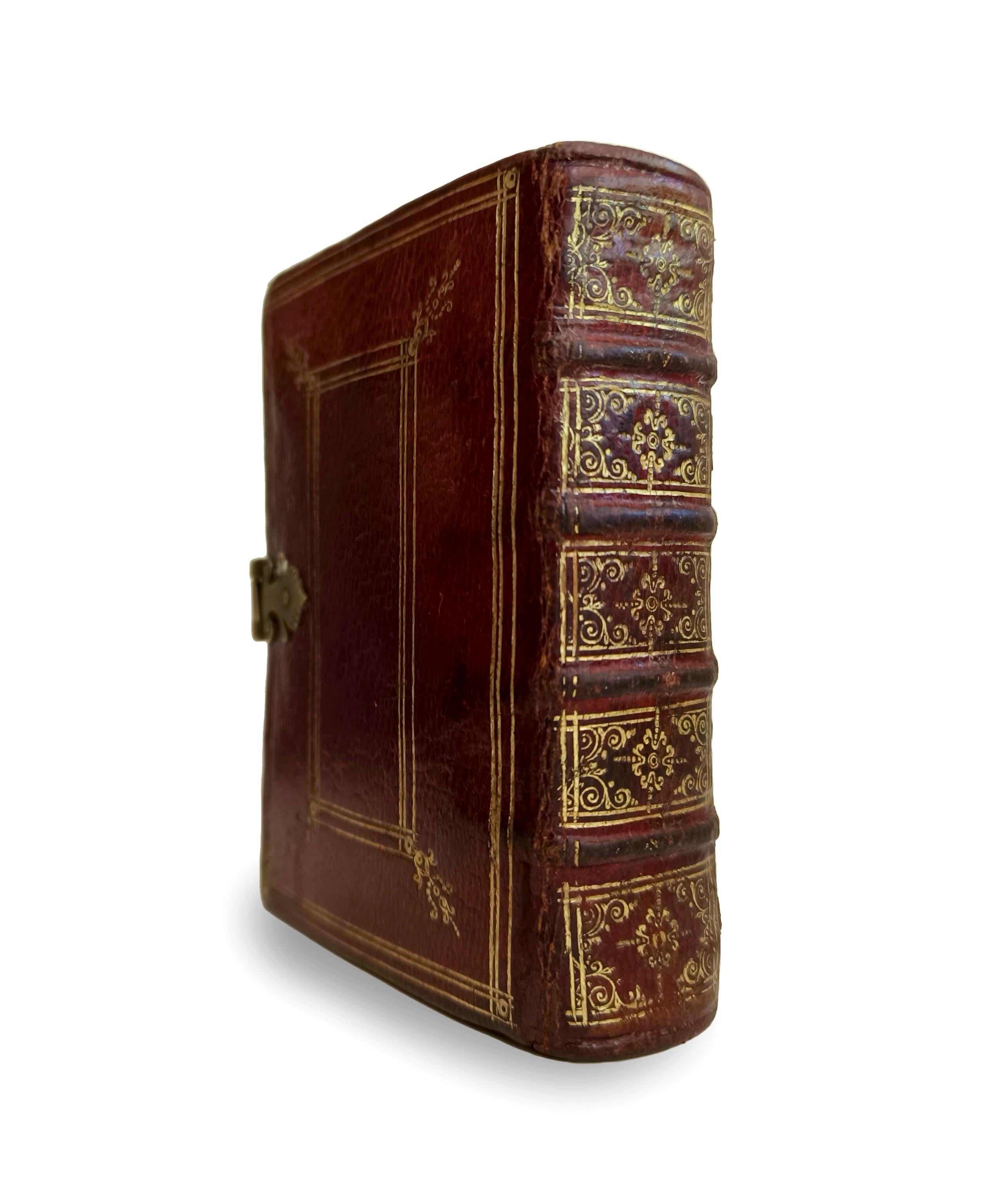 French Provincial Miniature illuminated manuscript on vellum with 12 full-page miniatures For Sale