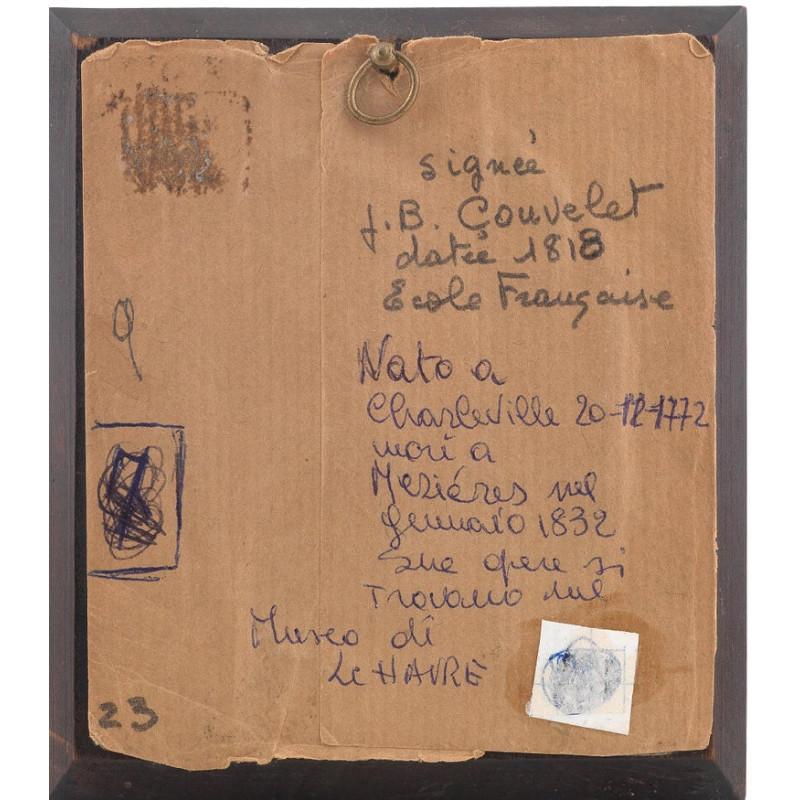 Women's or Men's Miniature Jean-Baptiste Couvelet French 1772-1830 For Sale