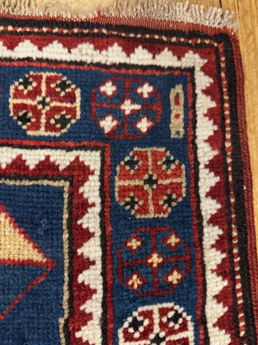 Miniature Kazak Gebetsteppich im Angebot 2